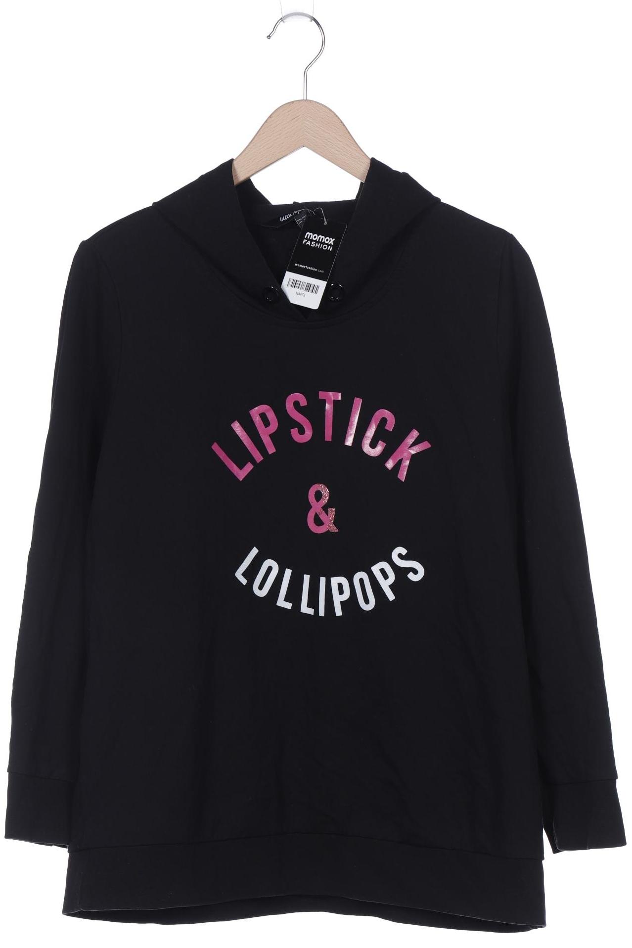 

Ulla Popken Damen Kapuzenpullover, schwarz, Gr. 42
