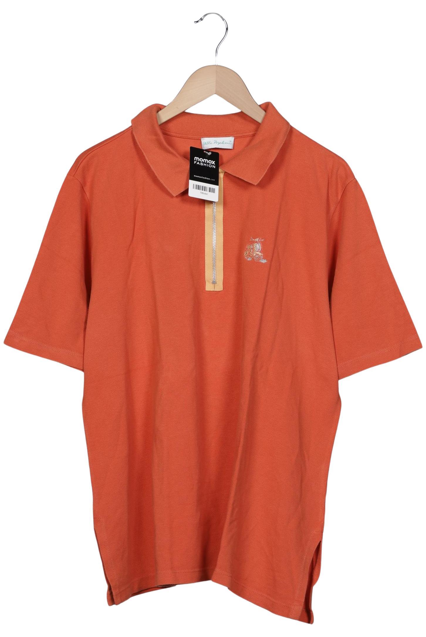 

Ulla Popken Damen Poloshirt, orange, Gr. 46