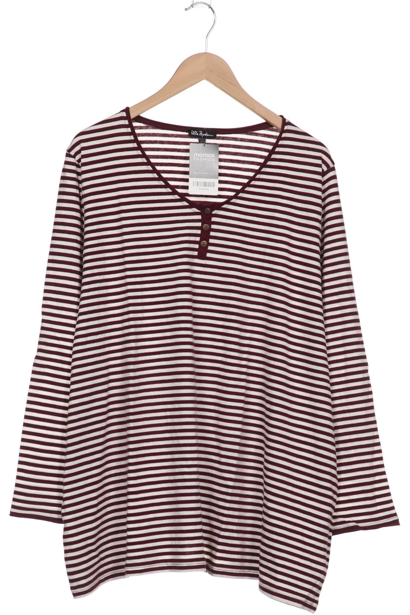 

Ulla Popken Damen Langarmshirt, bordeaux, Gr. 50