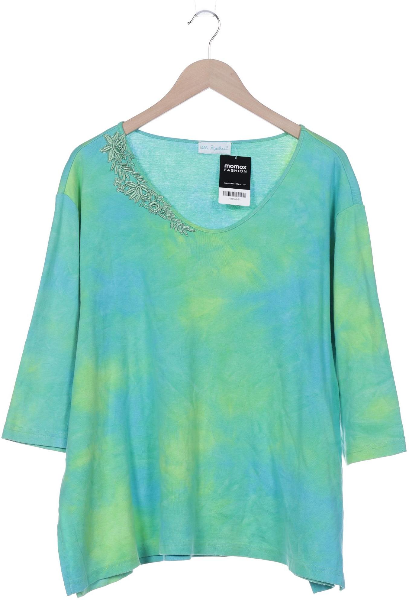 

Ulla Popken Damen Langarmshirt, türkis, Gr. 50