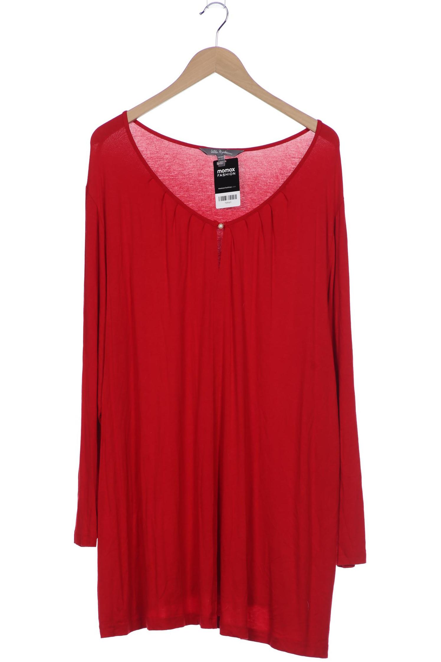 

Ulla Popken Damen Langarmshirt, rot, Gr. 54