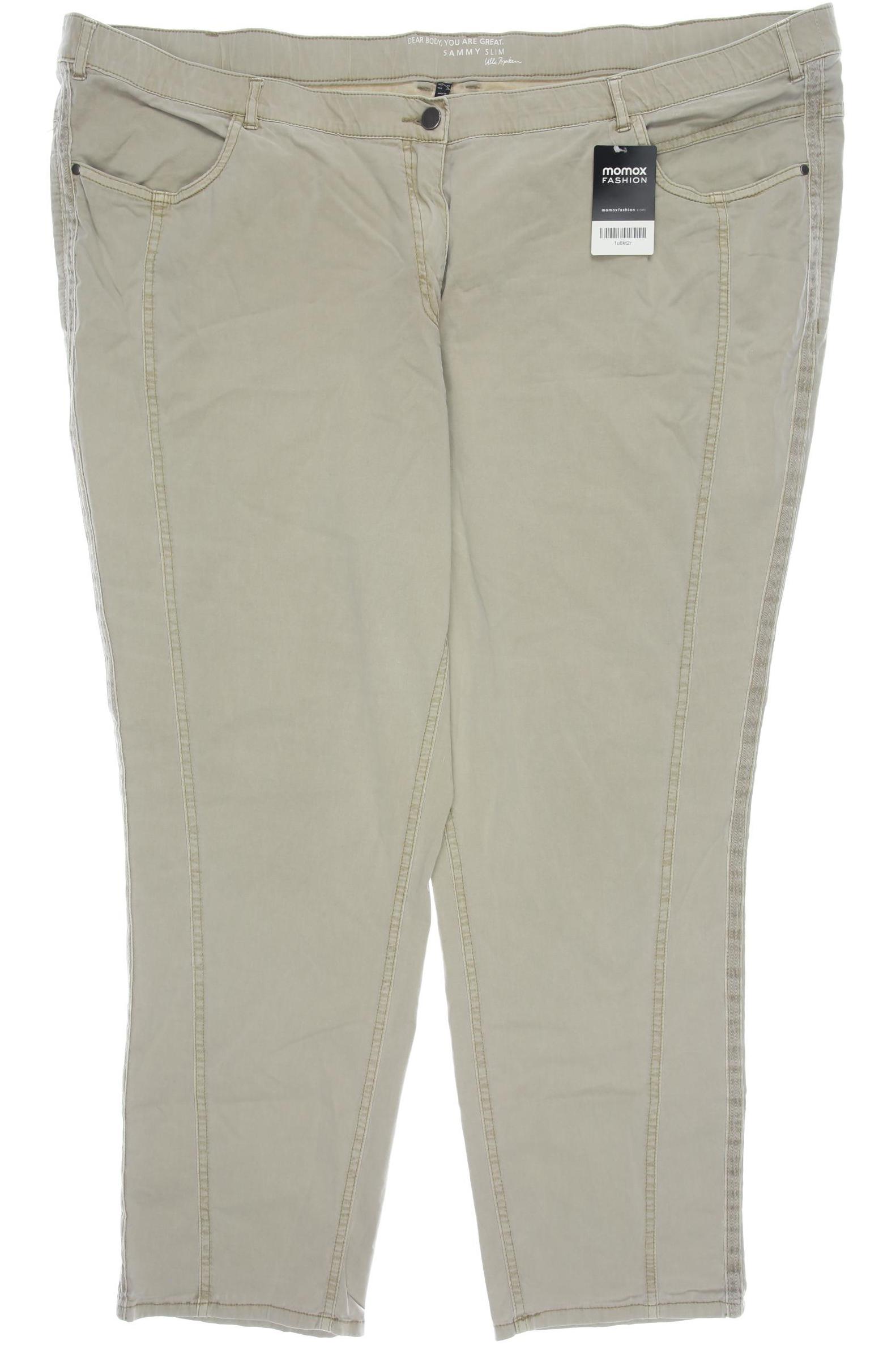 

Ulla Popken Damen Stoffhose, beige, Gr. 58