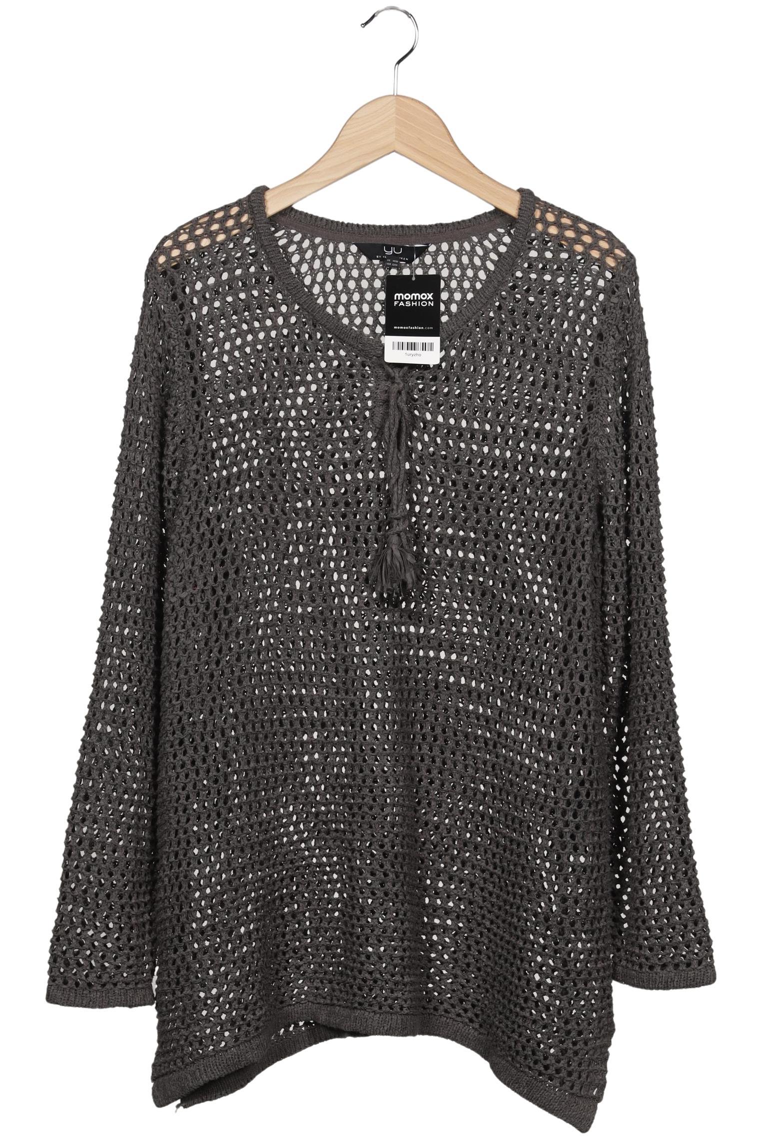 

Ulla Popken Damen Pullover, grau, Gr. 46