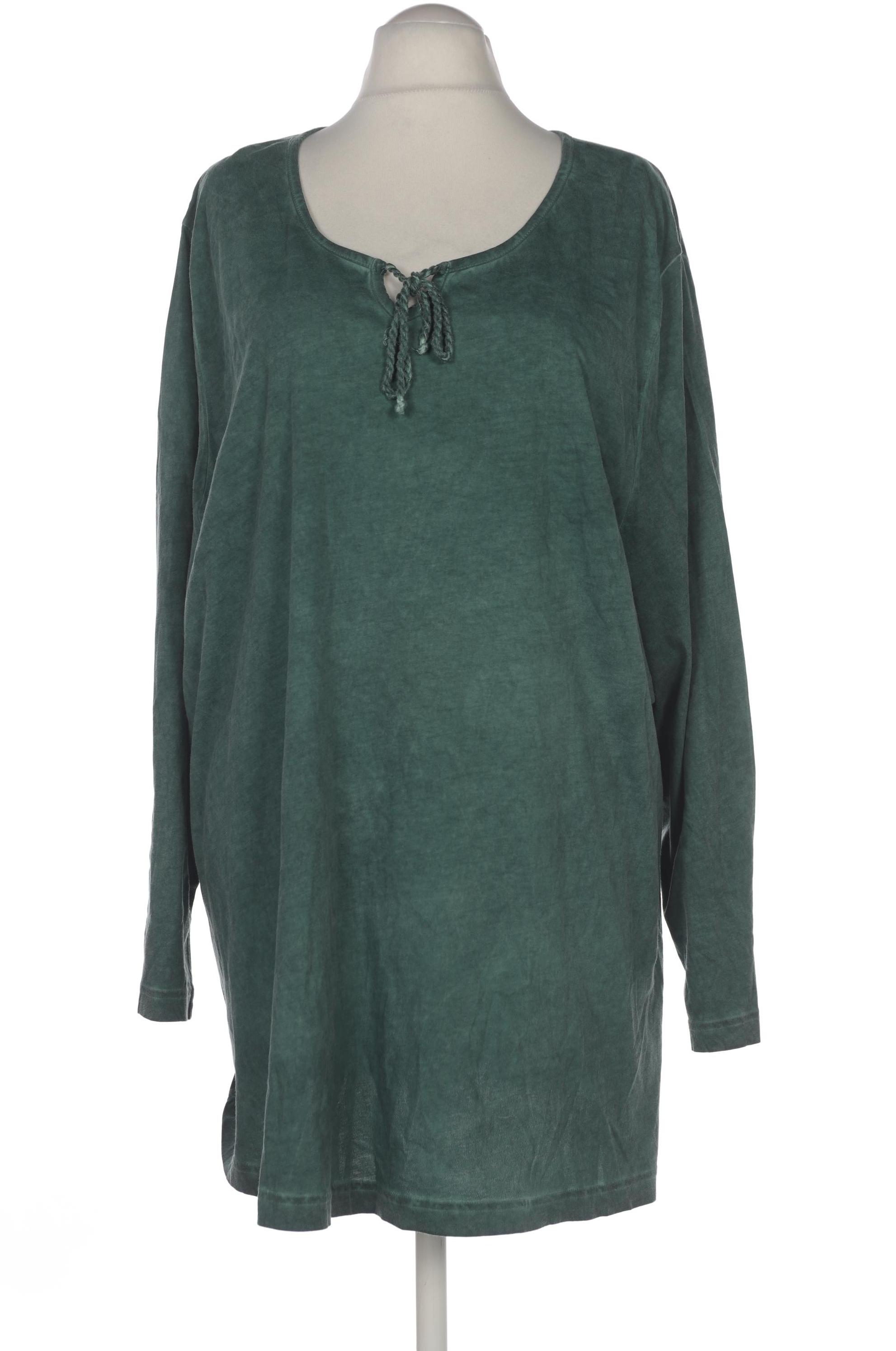 

Ulla Popken Damen Langarmshirt, grün, Gr. 54