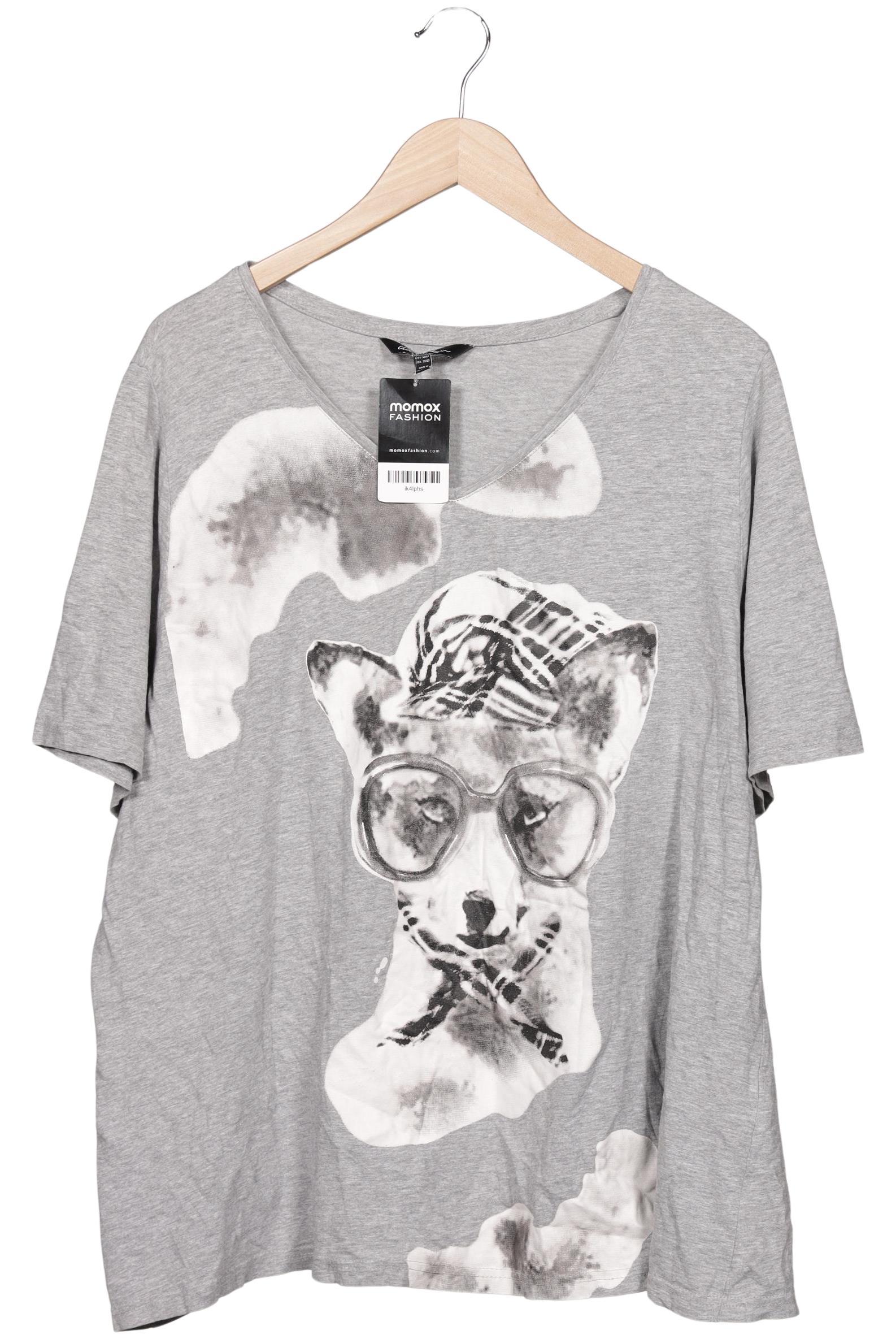 

Ulla Popken Damen T-Shirt, grau, Gr. 50