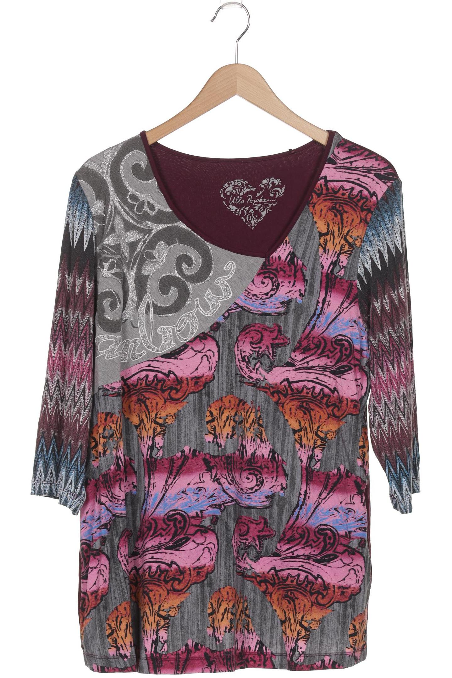 

Ulla Popken Damen Langarmshirt, mehrfarbig, Gr. 46