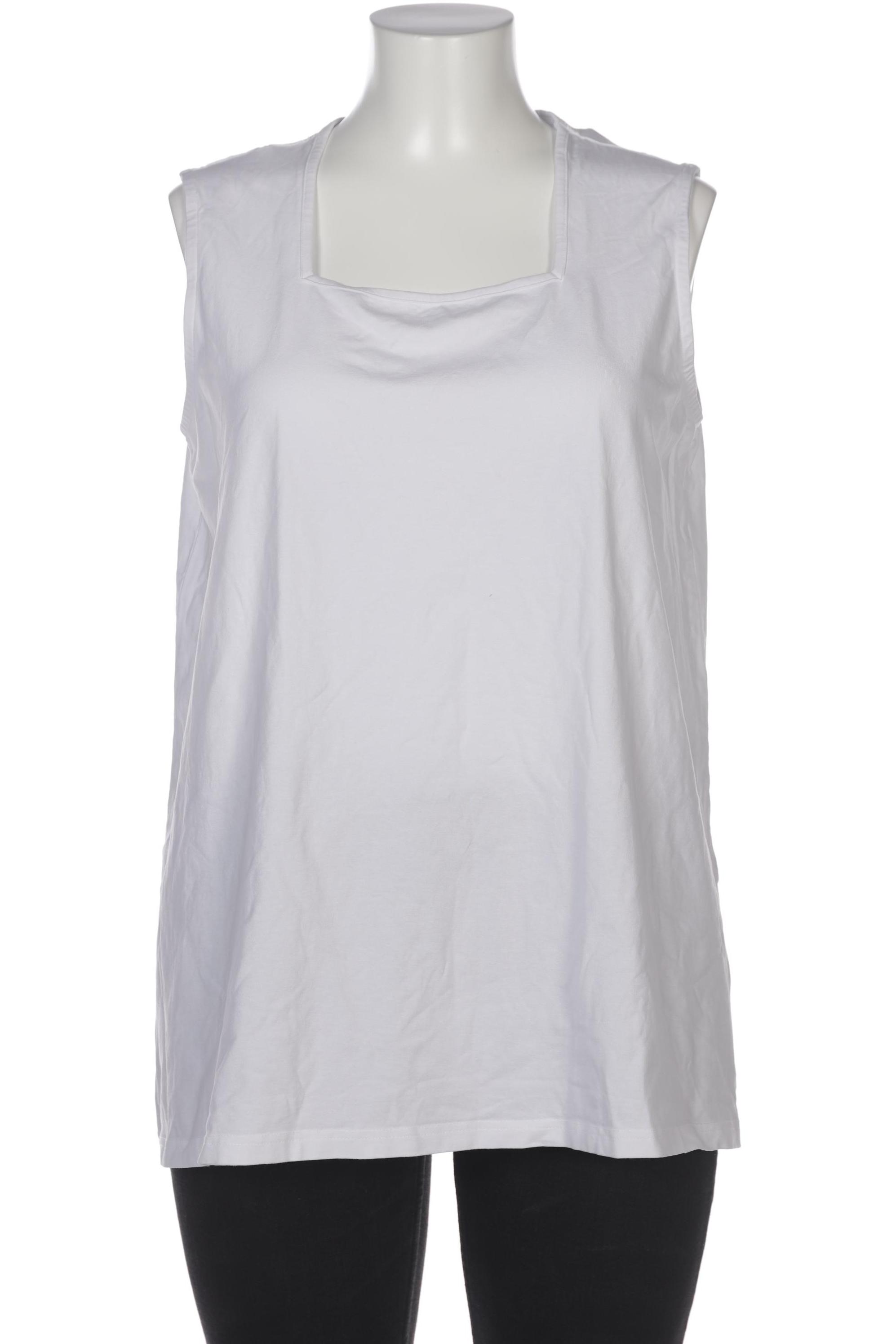 

Ulla Popken Damen Top, weiß, Gr. 46