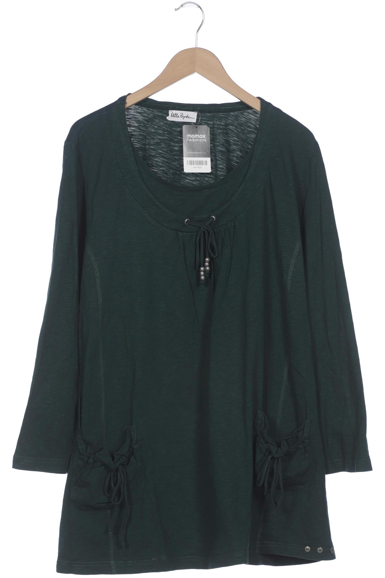 

Ulla Popken Damen Langarmshirt, grün, Gr. 50
