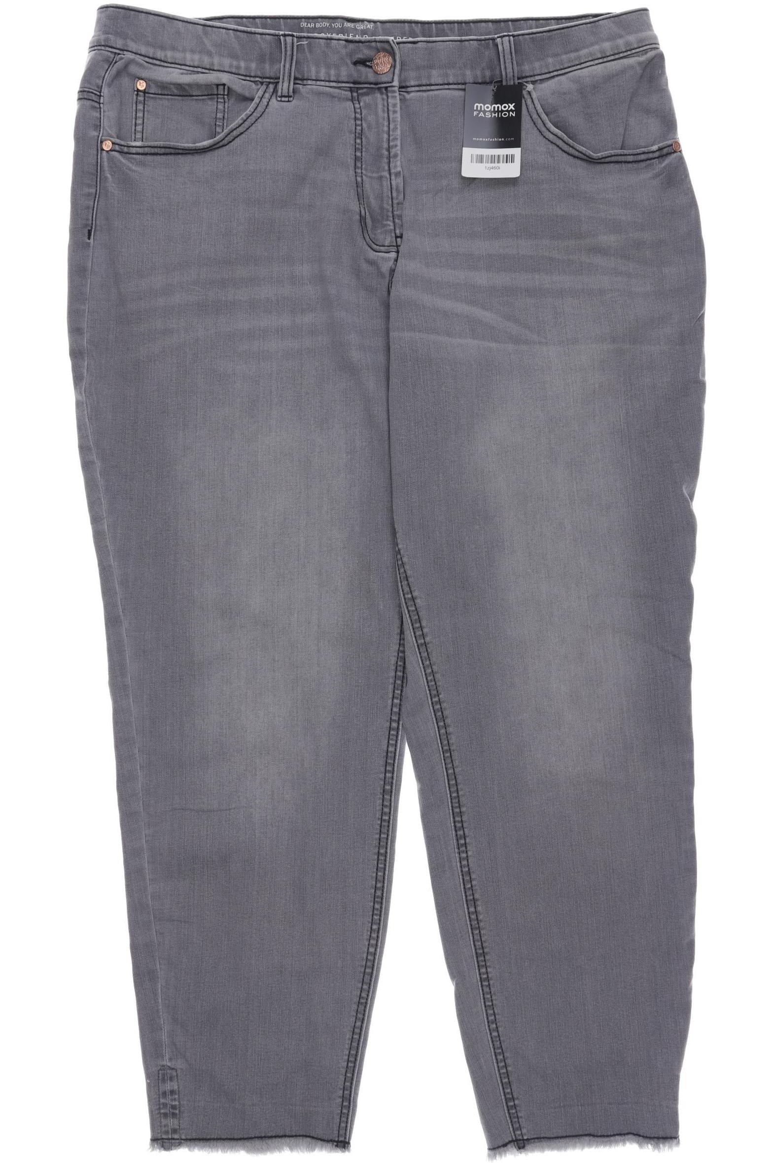 

Ulla Popken Damen Jeans, grau, Gr. 48