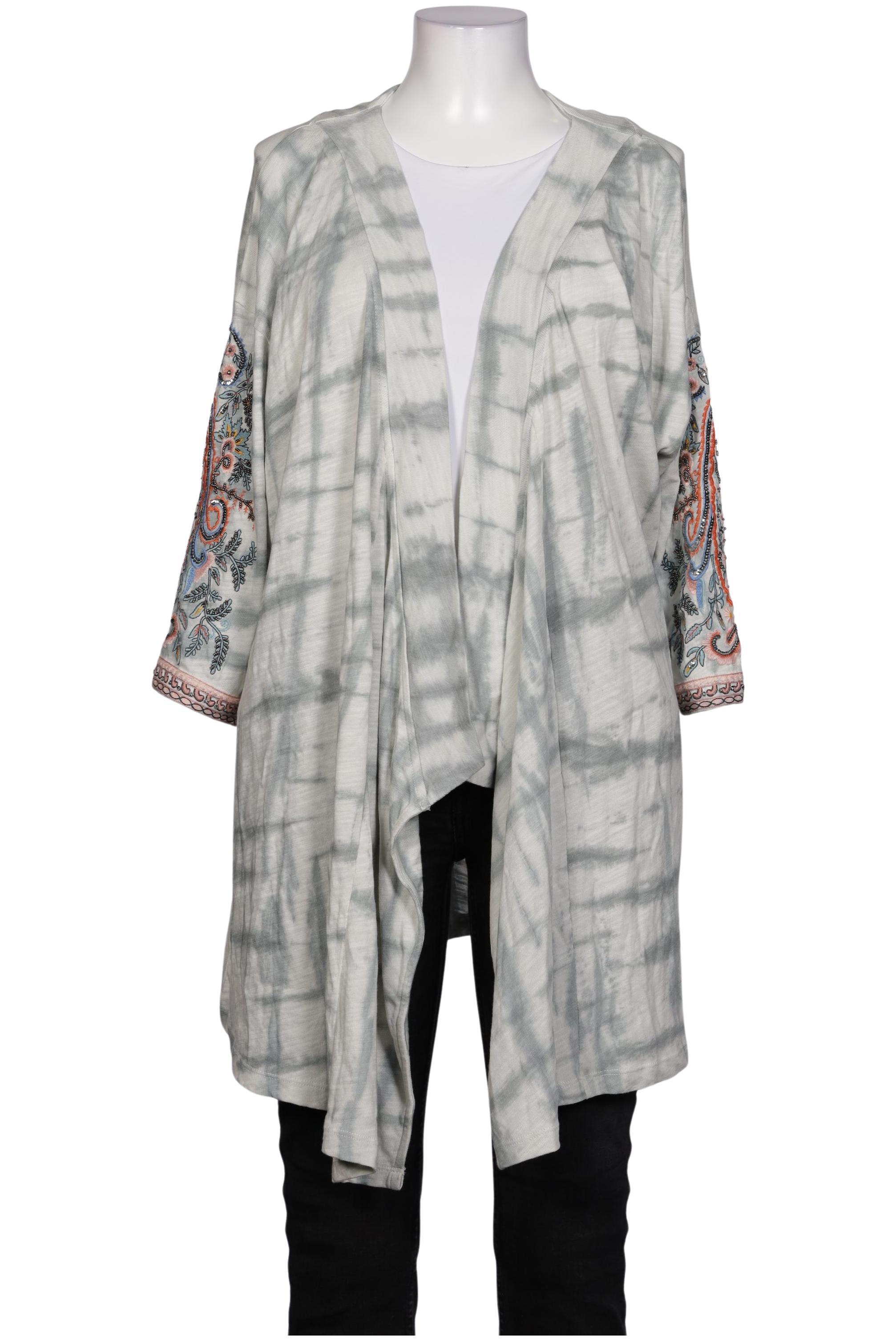 

Ulla Popken Damen Strickjacke, grau, Gr. 42