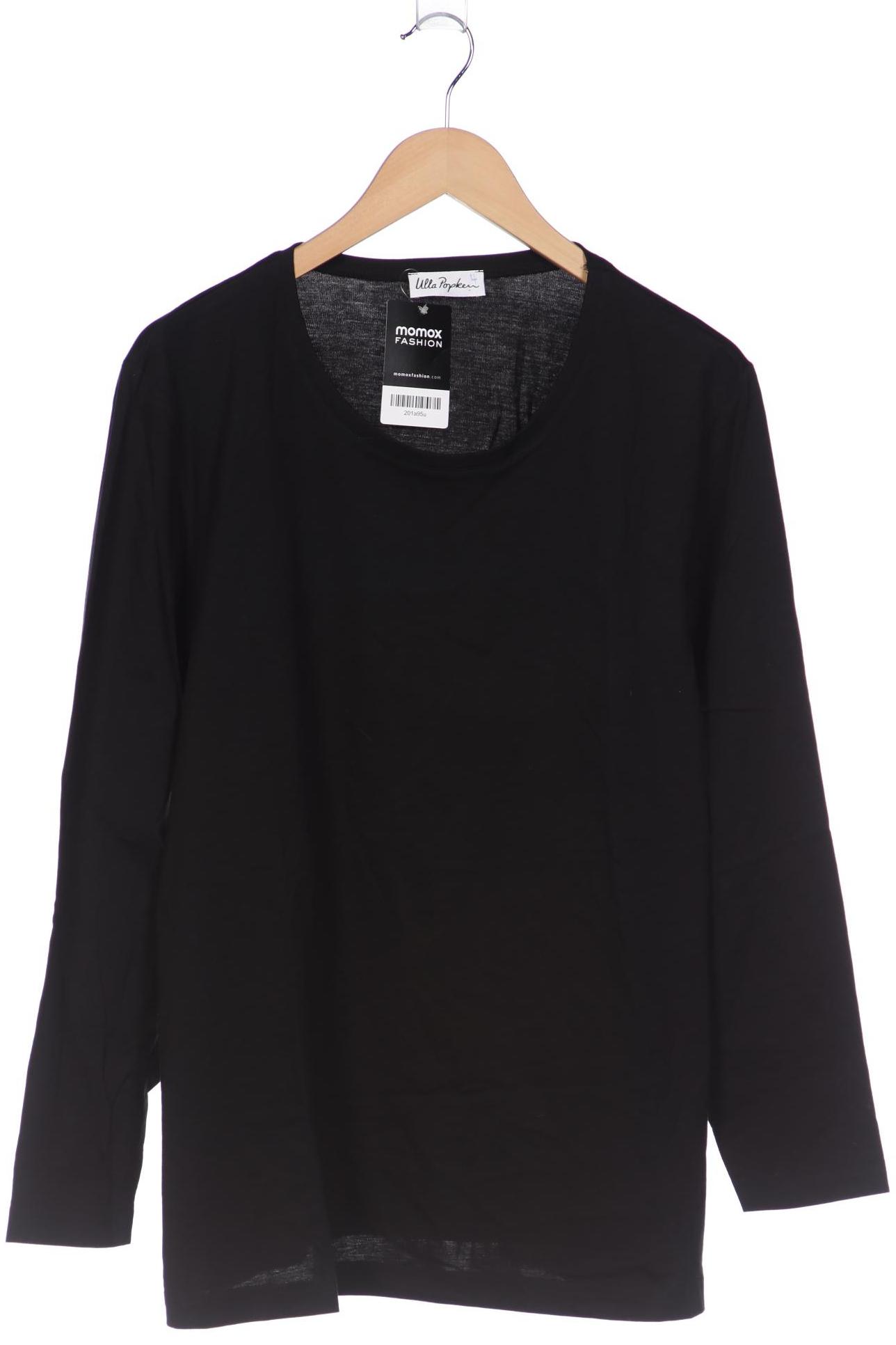 

Ulla Popken Damen Langarmshirt, schwarz, Gr. 46