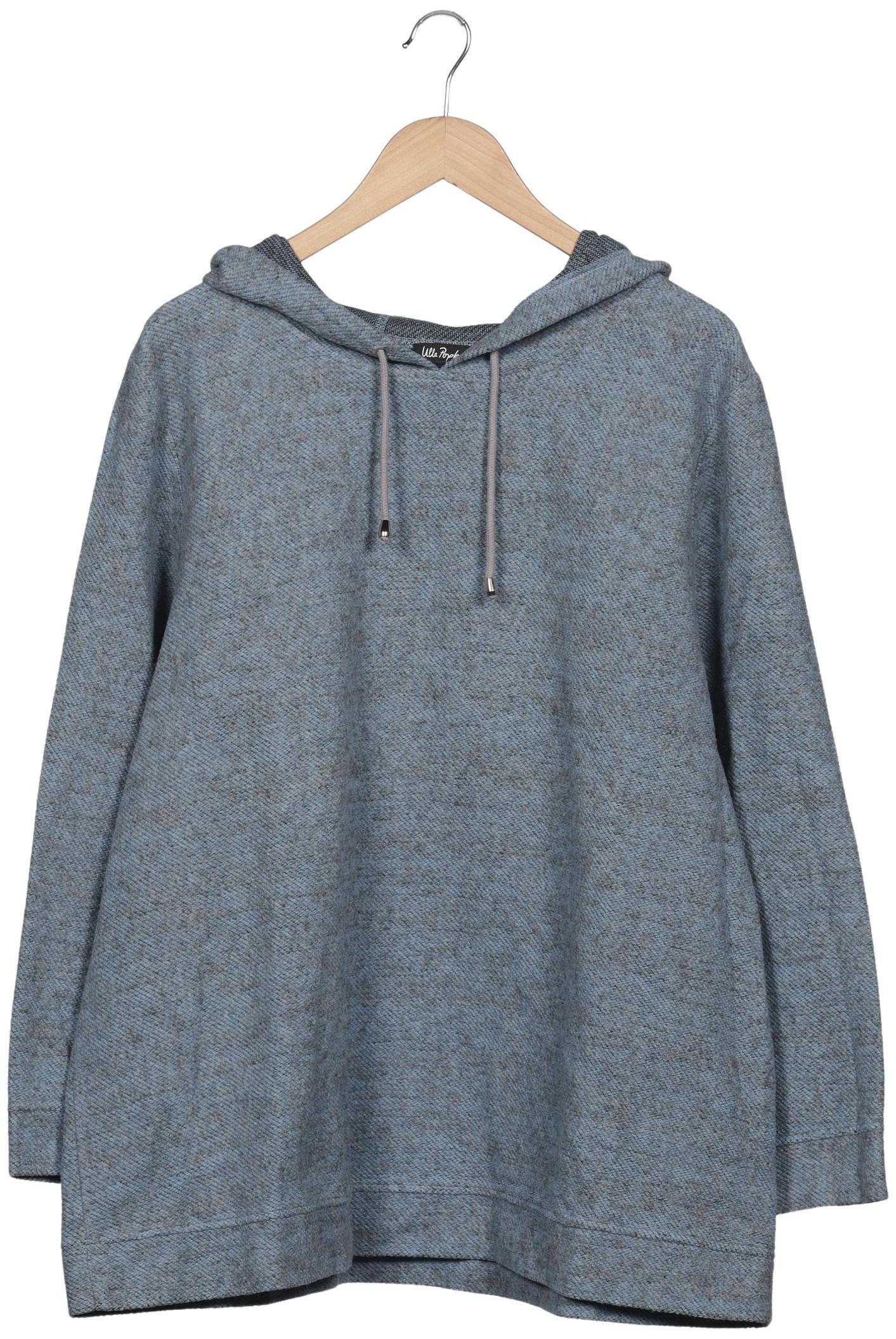 

Ulla Popken Damen Kapuzenpullover, blau, Gr. 50