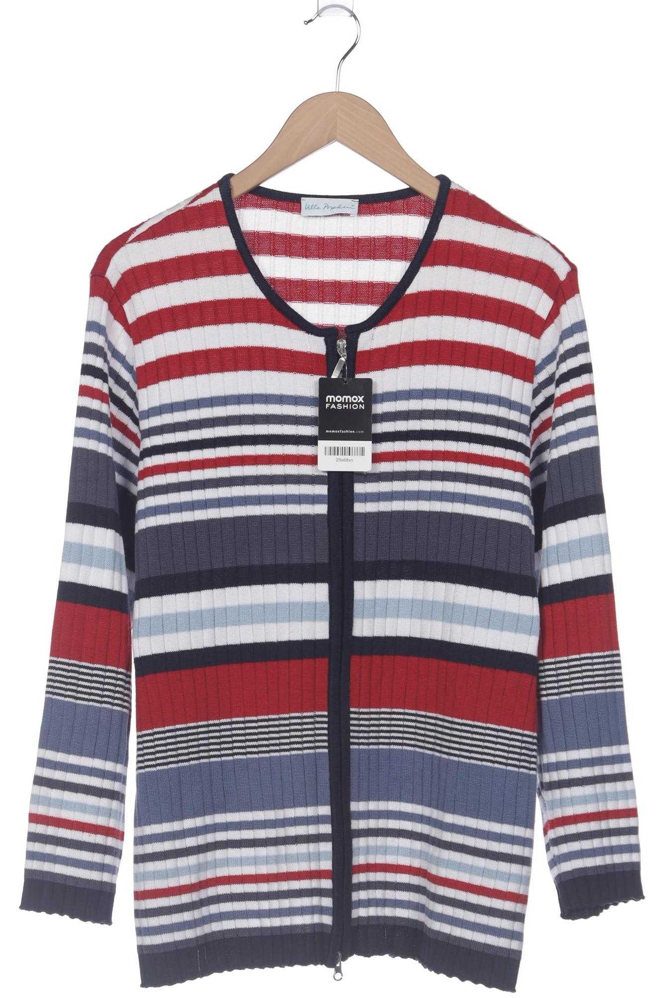 

Ulla Popken Damen Strickjacke, weiß, Gr. 46