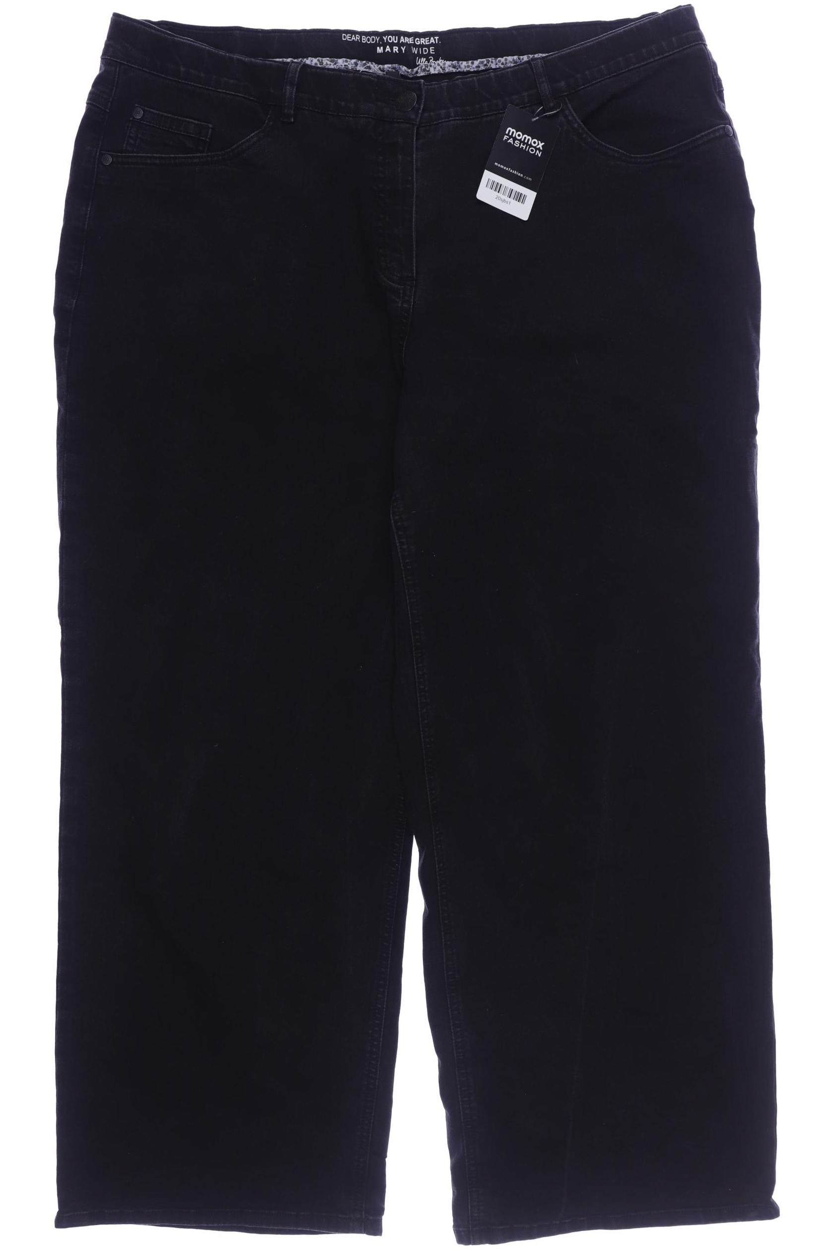 

Ulla Popken Damen Jeans, schwarz