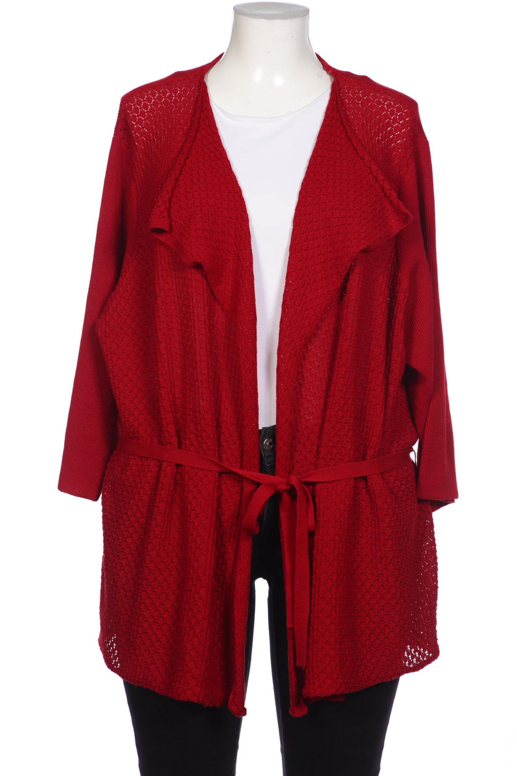 

Ulla Popken Damen Strickjacke, rot, Gr. 50