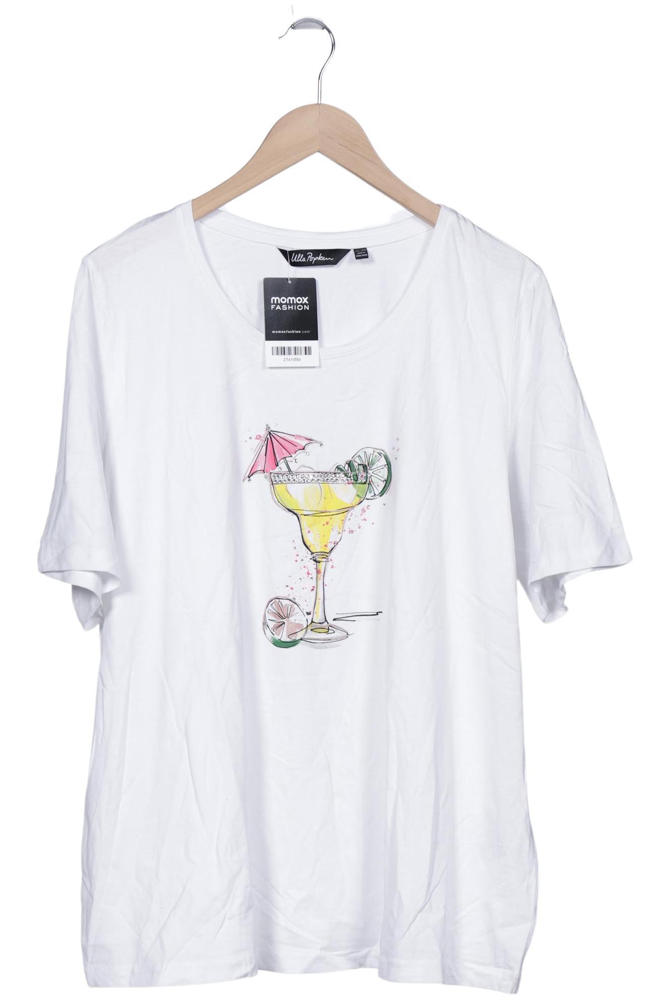 

Ulla Popken Damen T-Shirt, weiß, Gr. 46