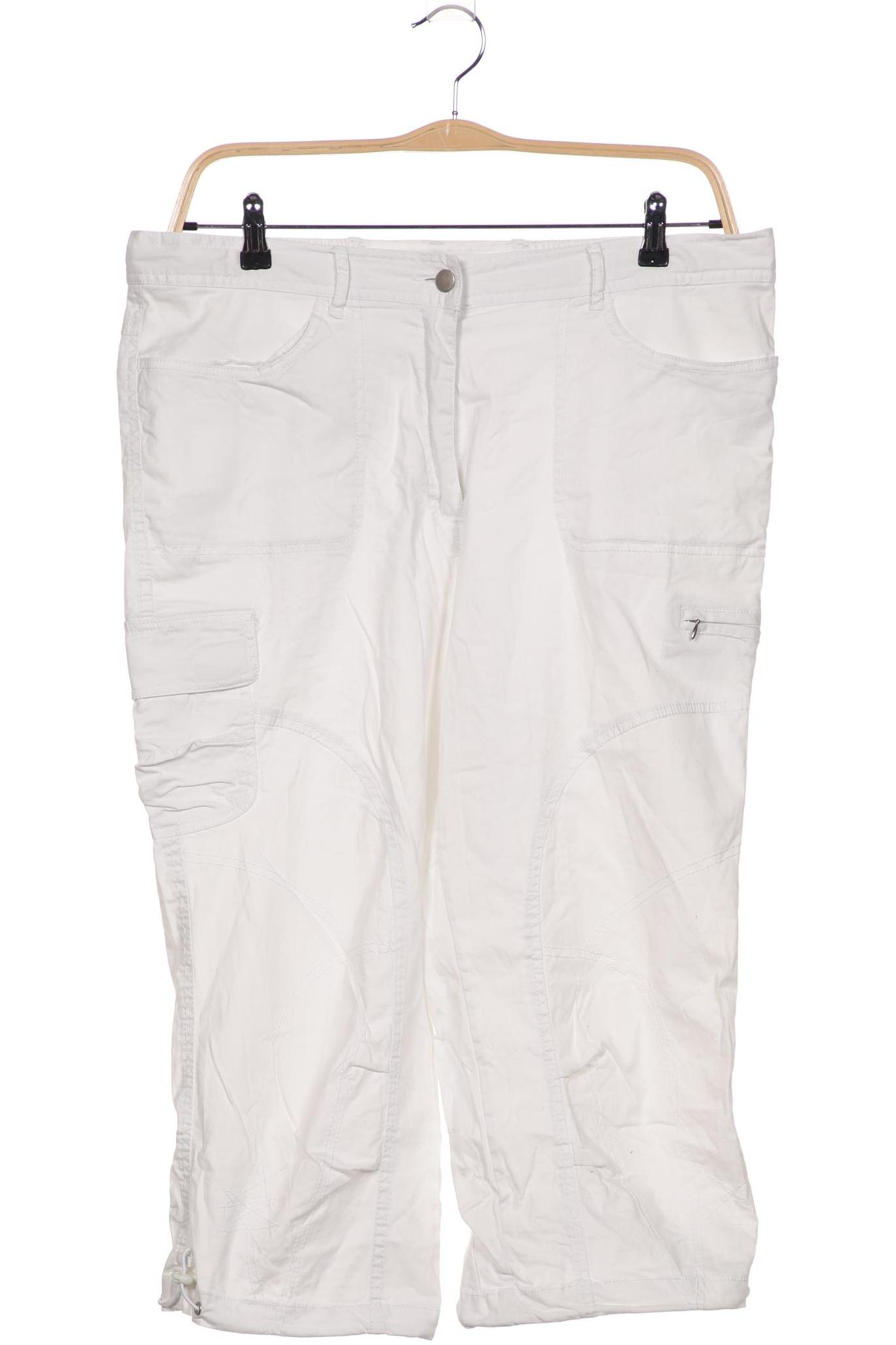 

Ulla Popken Damen Stoffhose, weiß, Gr. 46