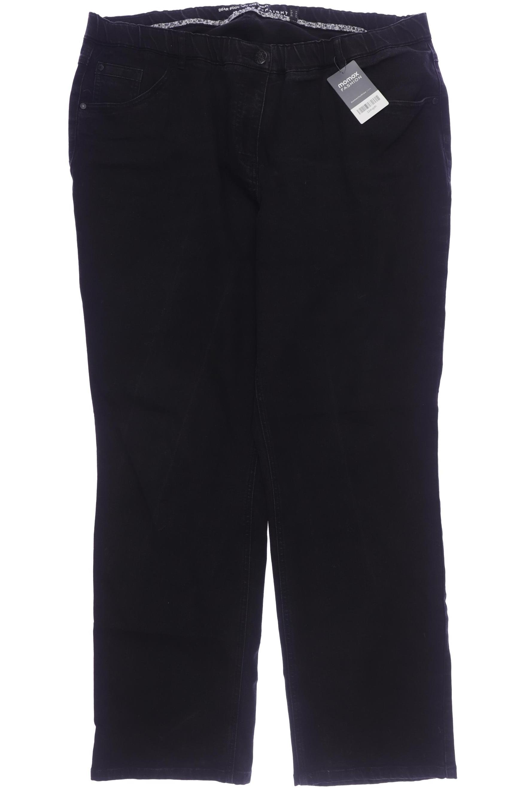 

Ulla Popken Damen Jeans, schwarz, Gr. 50