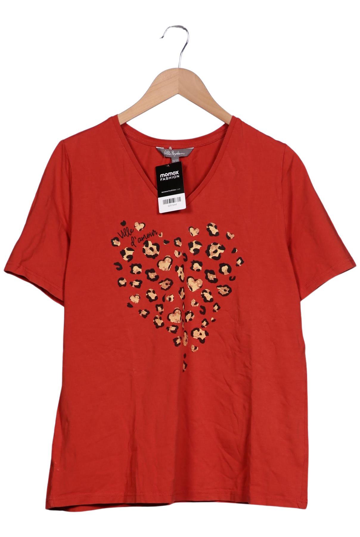 

Ulla Popken Damen T-Shirt, rot, Gr. 42