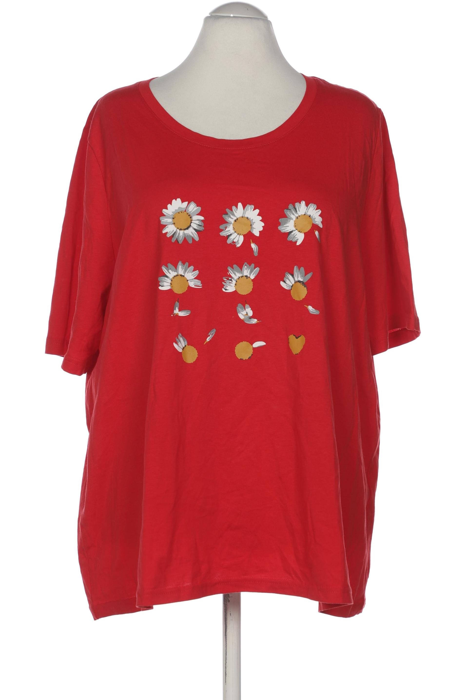 

Ulla Popken Damen T-Shirt, rot, Gr. 50