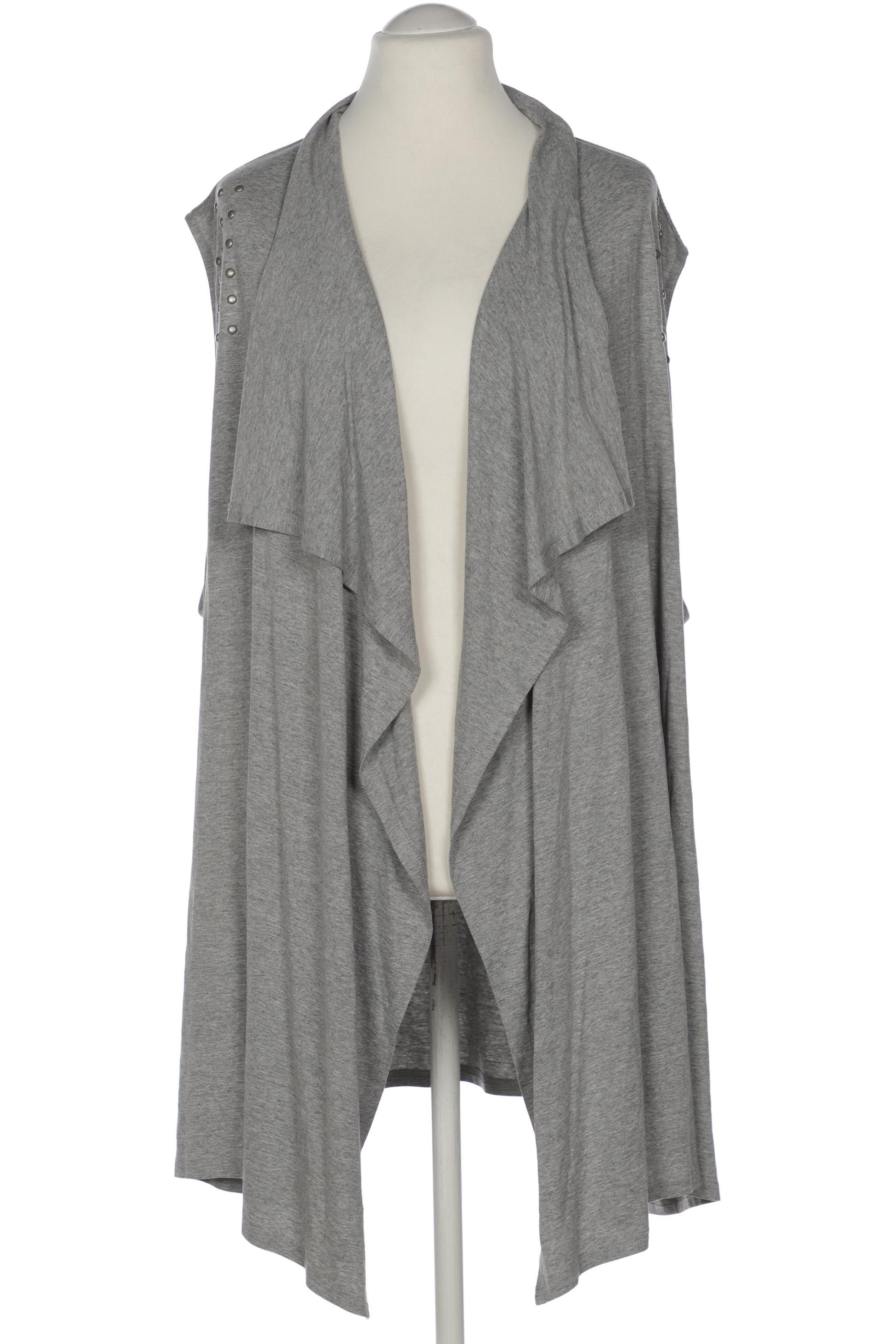

Ulla Popken Damen Strickjacke, grau, Gr. 58