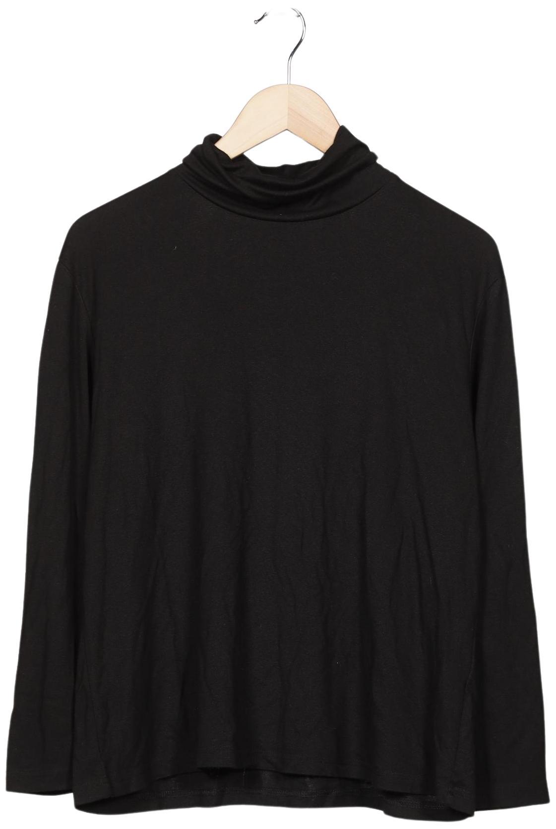 

Ulla Popken Damen Langarmshirt, schwarz, Gr. 46