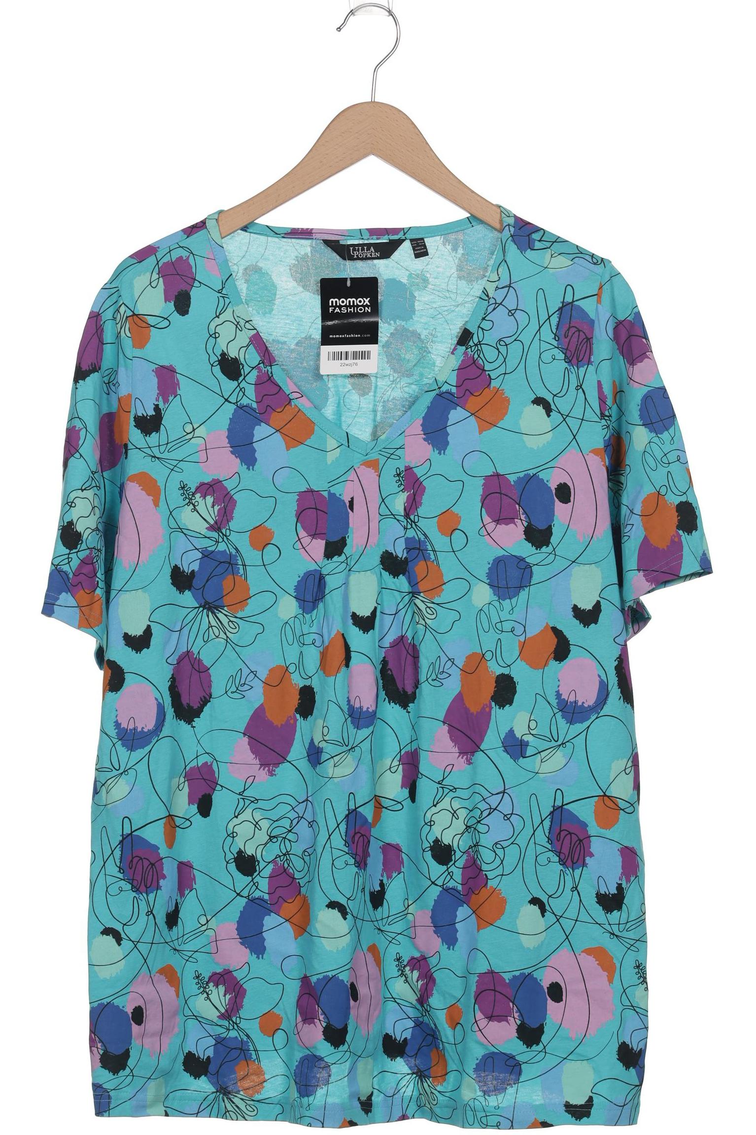 

Ulla Popken Damen T-Shirt, blau, Gr. 46