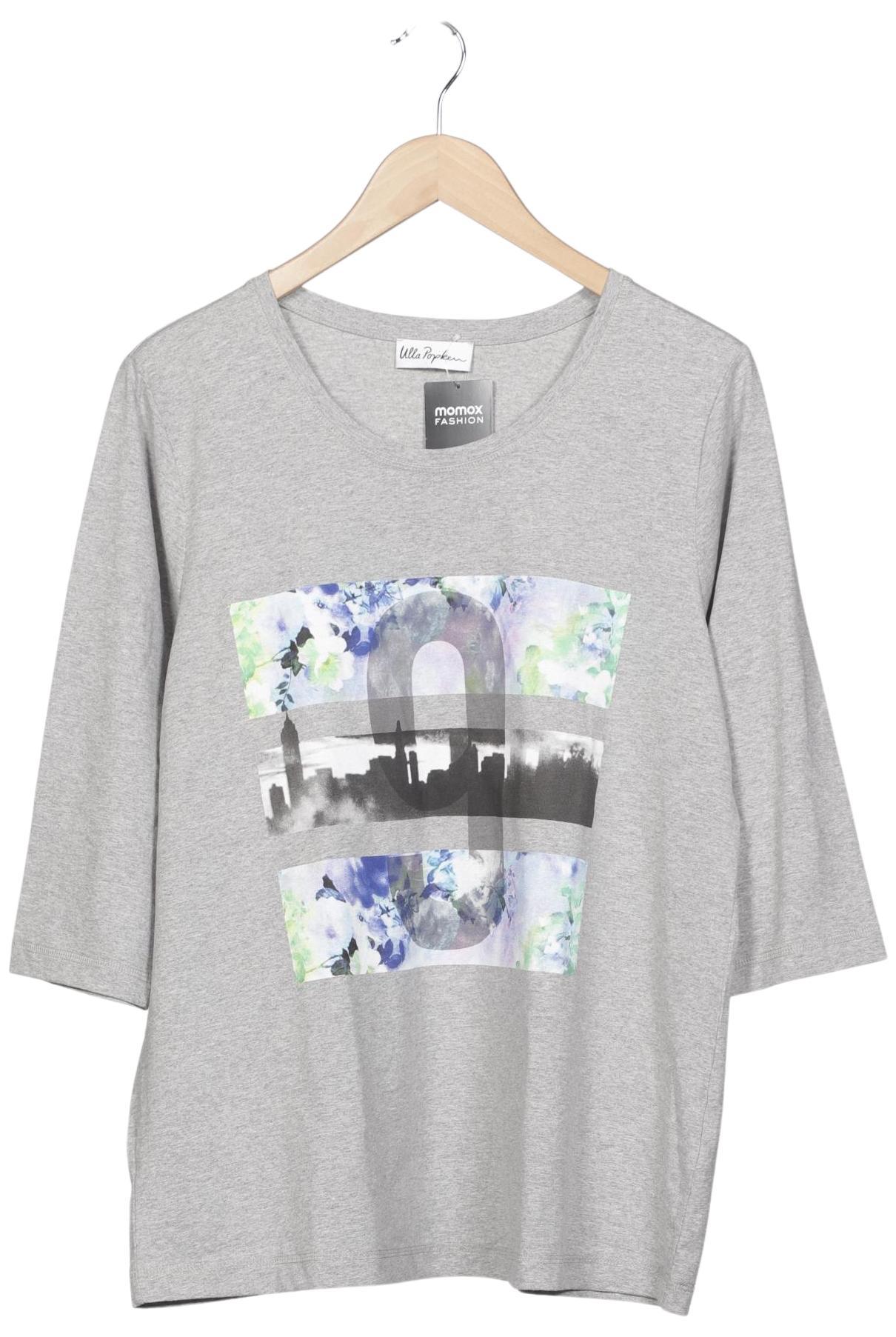 

Ulla Popken Damen Langarmshirt, grau, Gr. 42