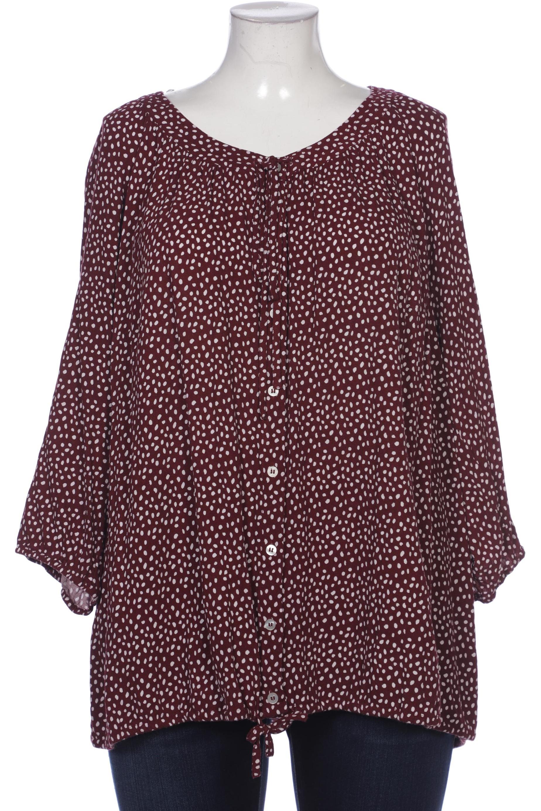 

Ulla Popken Damen Bluse, bordeaux, Gr. 50