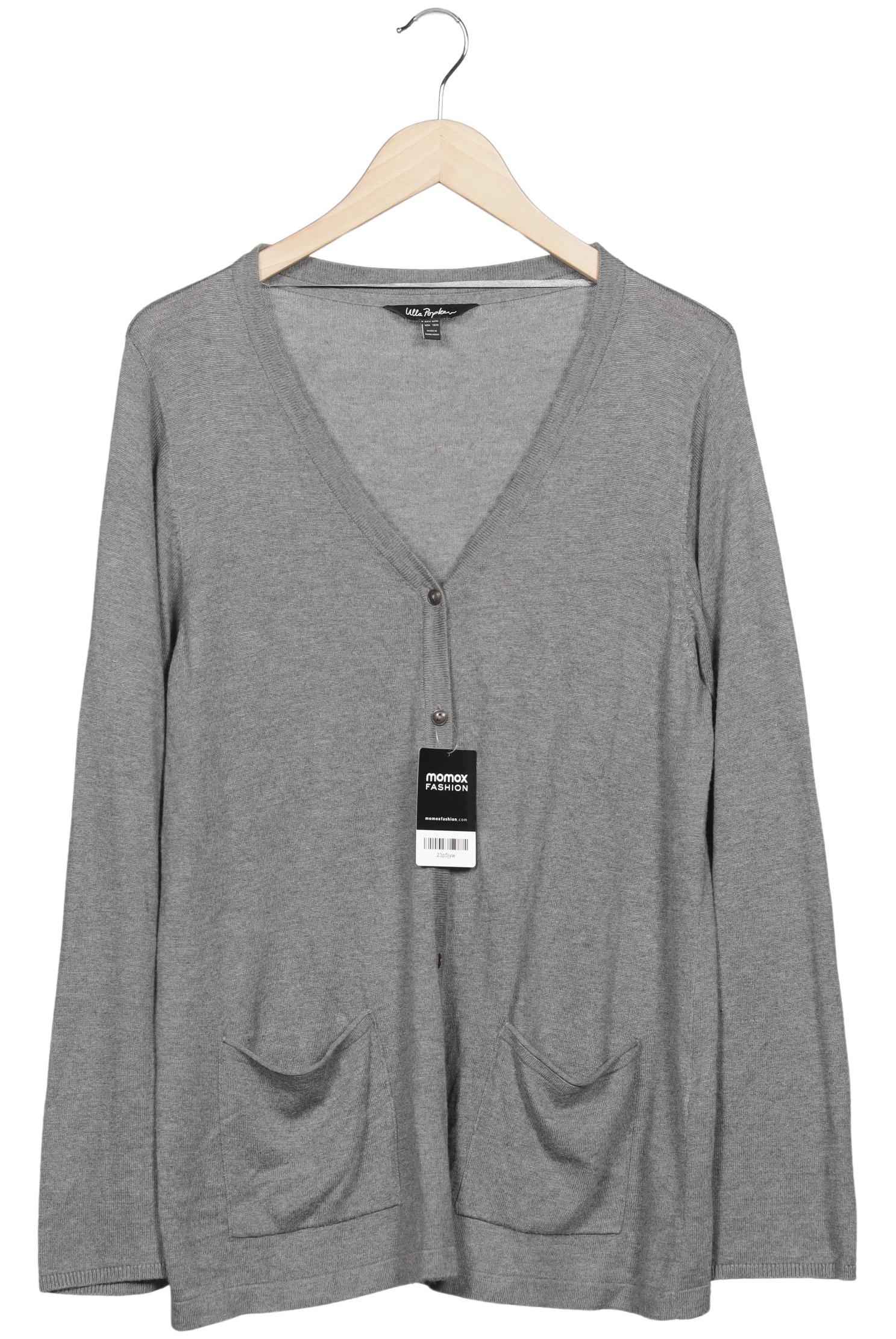 

Ulla Popken Damen Strickjacke, grau, Gr. 42