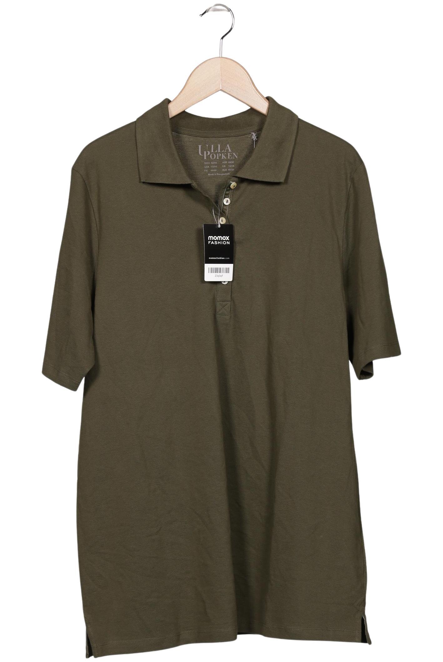 

Ulla Popken Damen Poloshirt, grün, Gr. 42