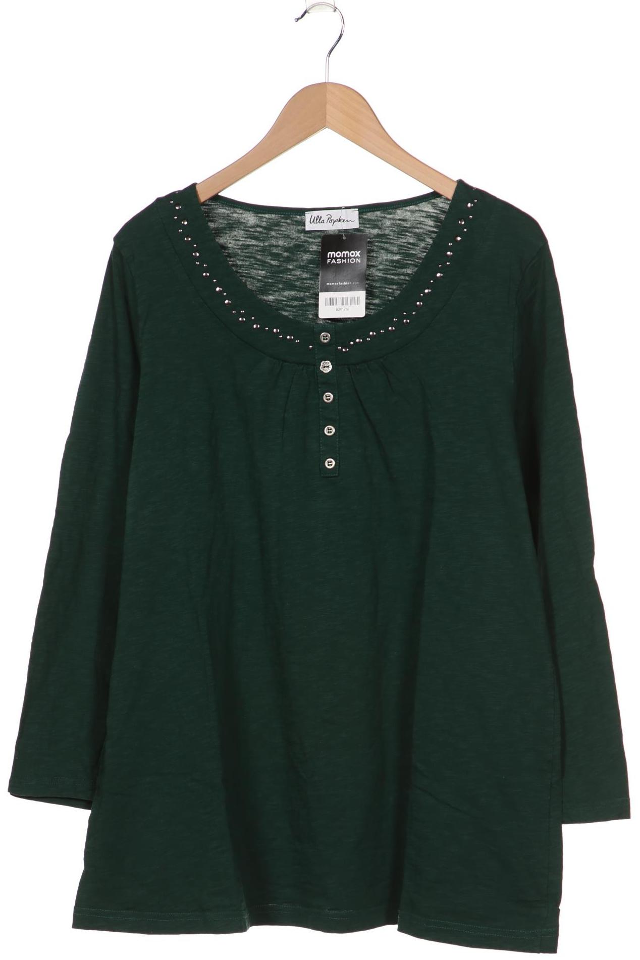 

Ulla Popken Damen Langarmshirt, grün, Gr. 50