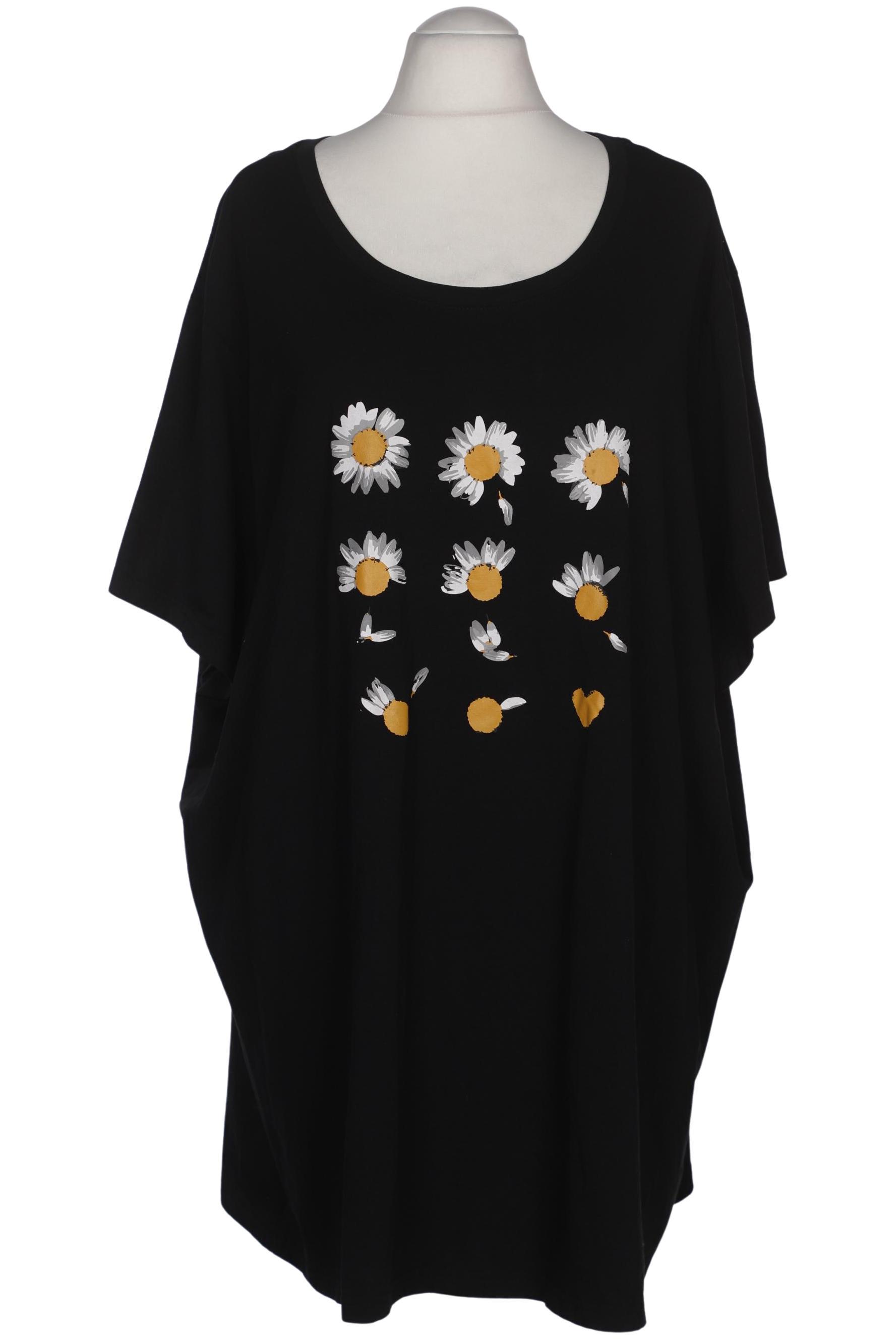 

Ulla Popken Damen T-Shirt, schwarz, Gr. 62