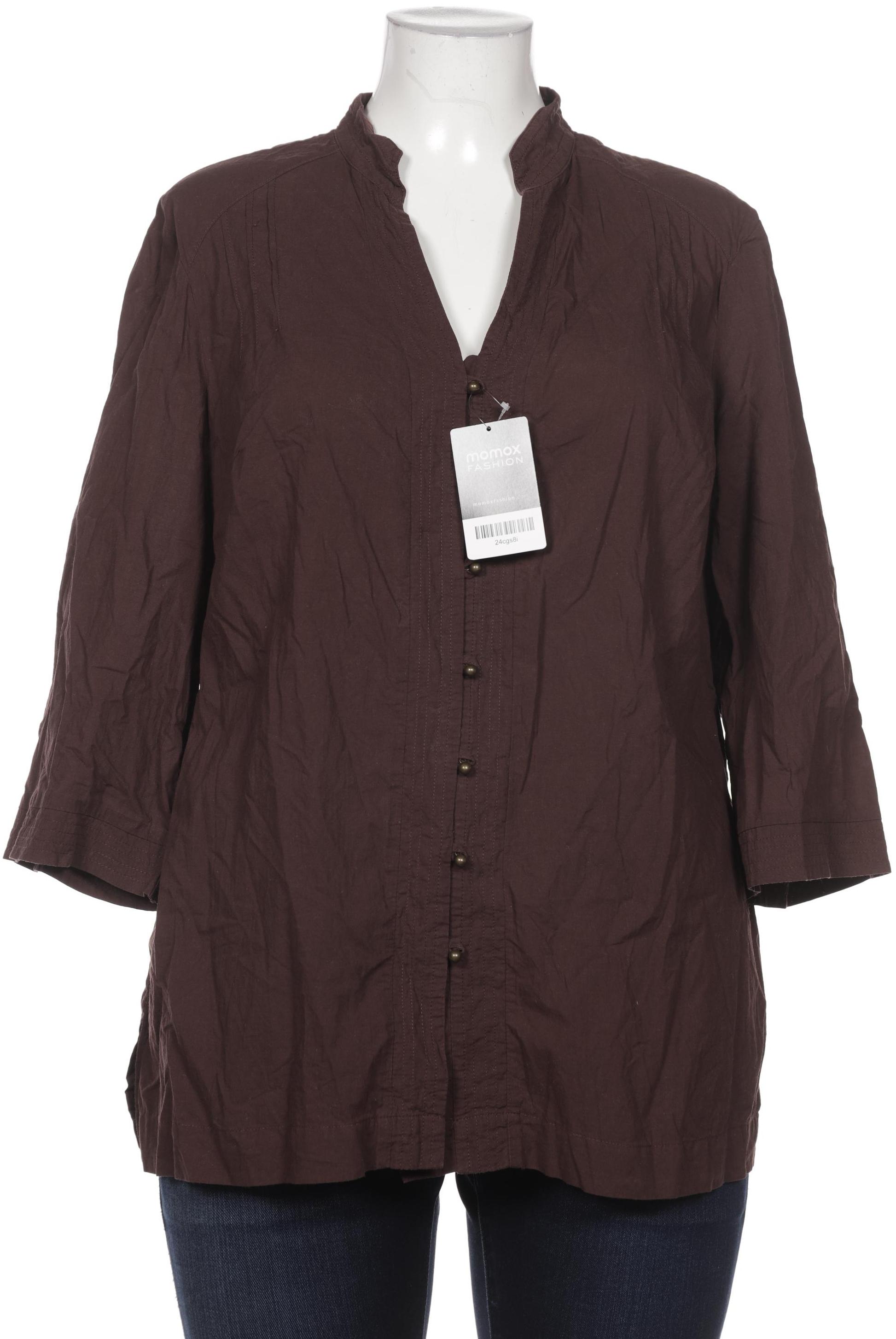 

Ulla Popken Damen Bluse, braun, Gr. 46