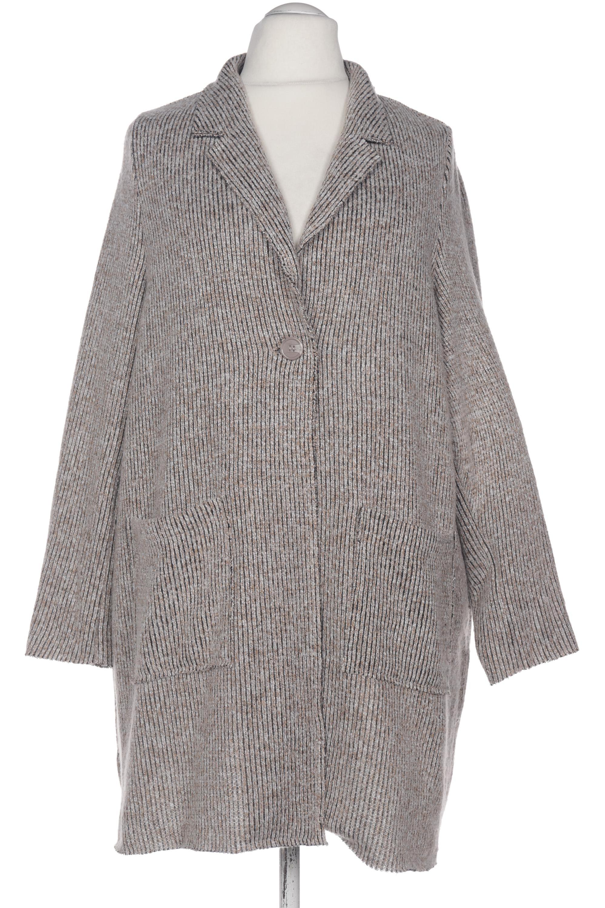 

Ulla Popken Damen Strickjacke, beige, Gr. 56