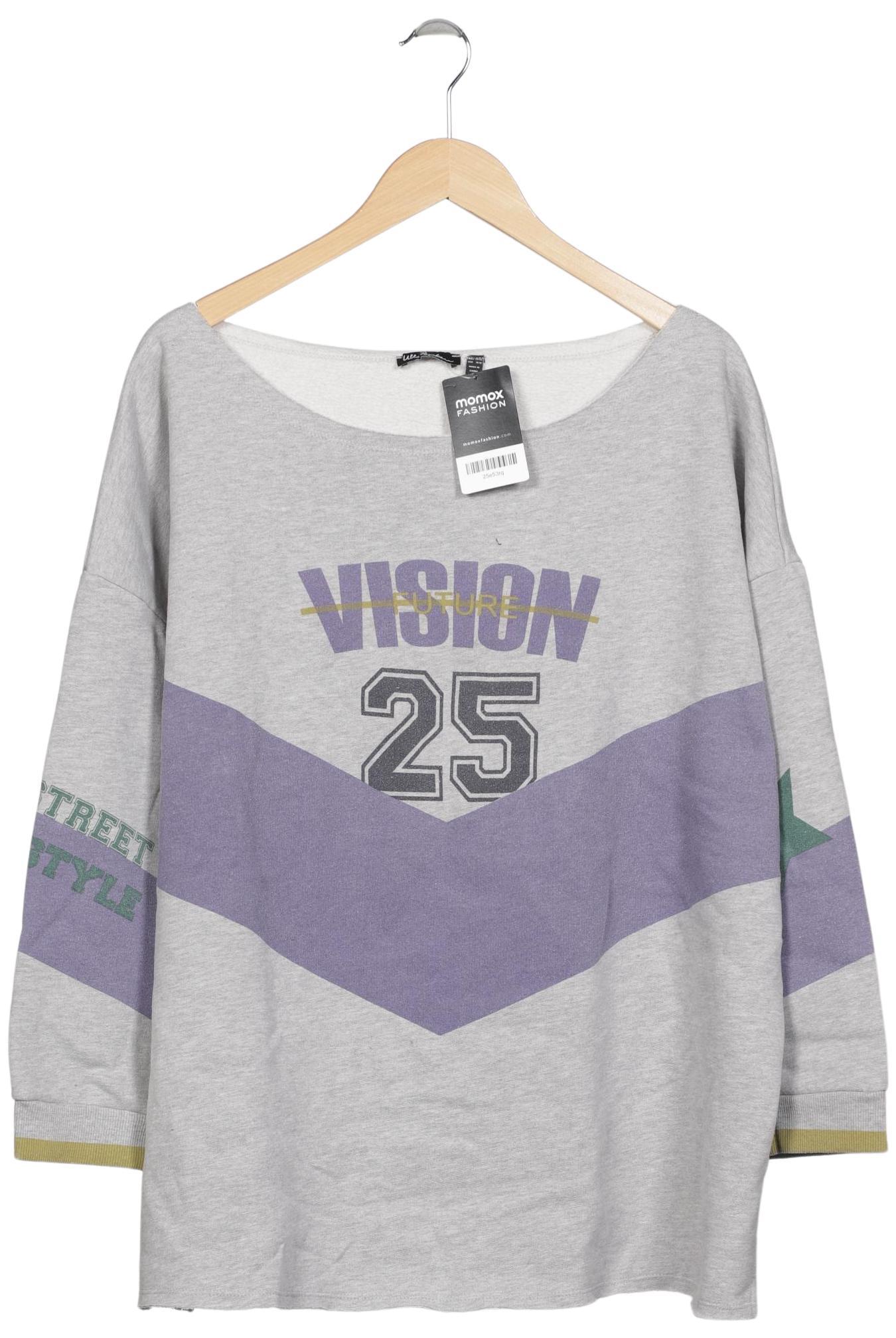 

Ulla Popken Damen Sweatshirt, grau, Gr. 46