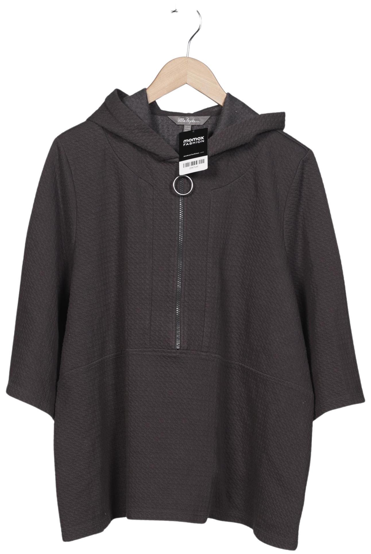 

Ulla Popken Damen Kapuzenpullover, grau, Gr. 50