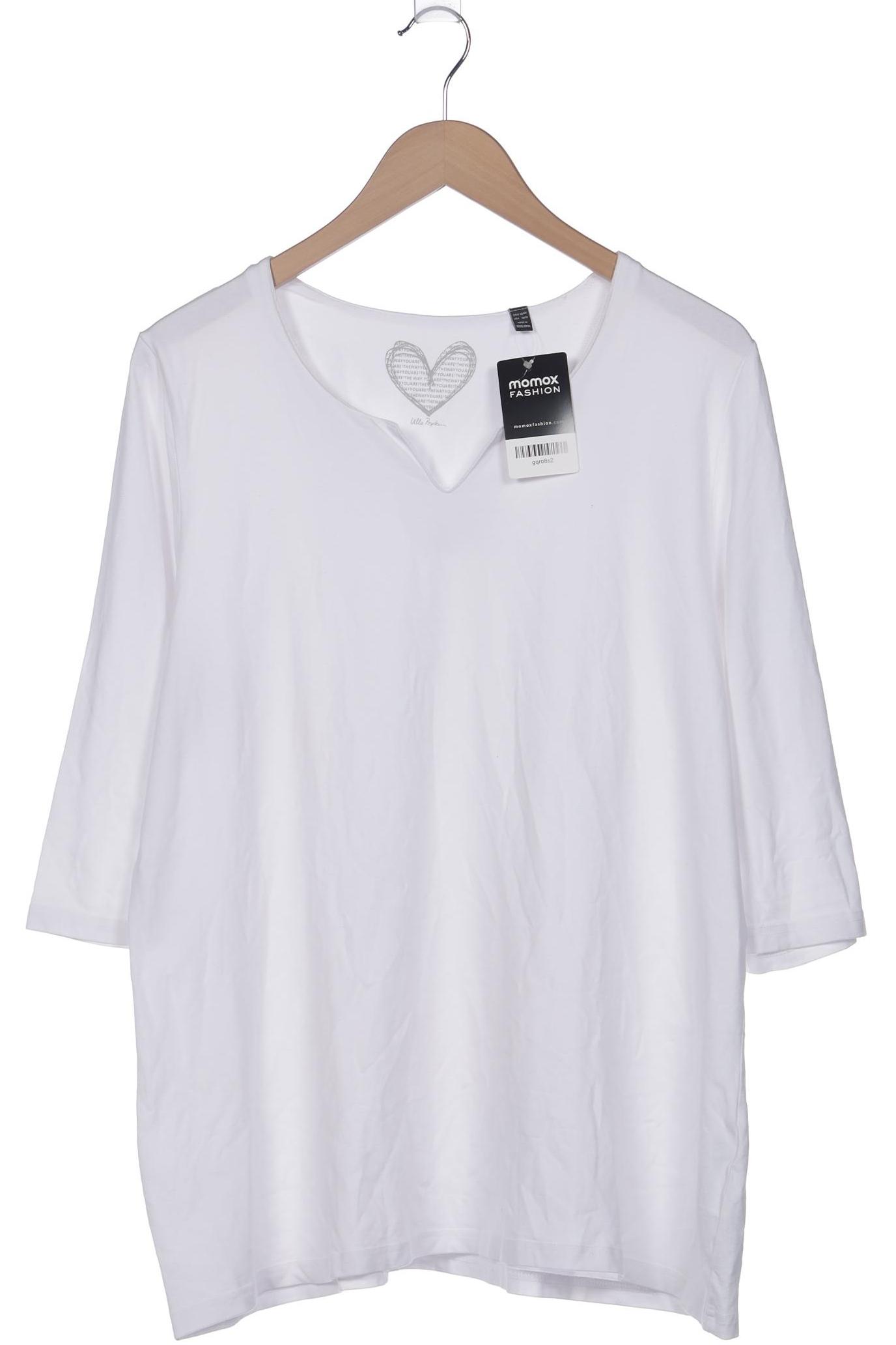 

Ulla Popken Damen Langarmshirt, weiß, Gr. 48