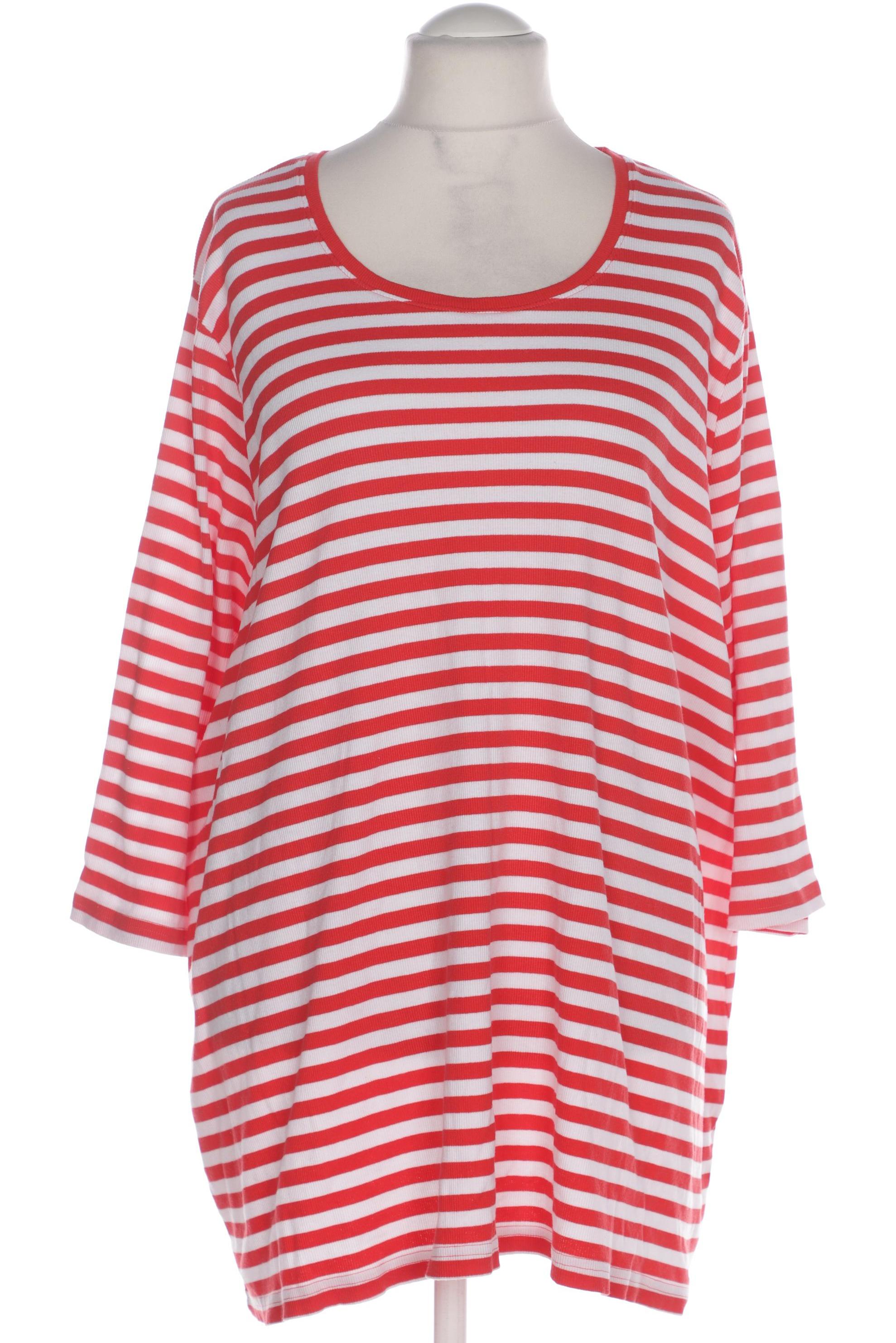 

Ulla Popken Damen Langarmshirt, rot, Gr. 62