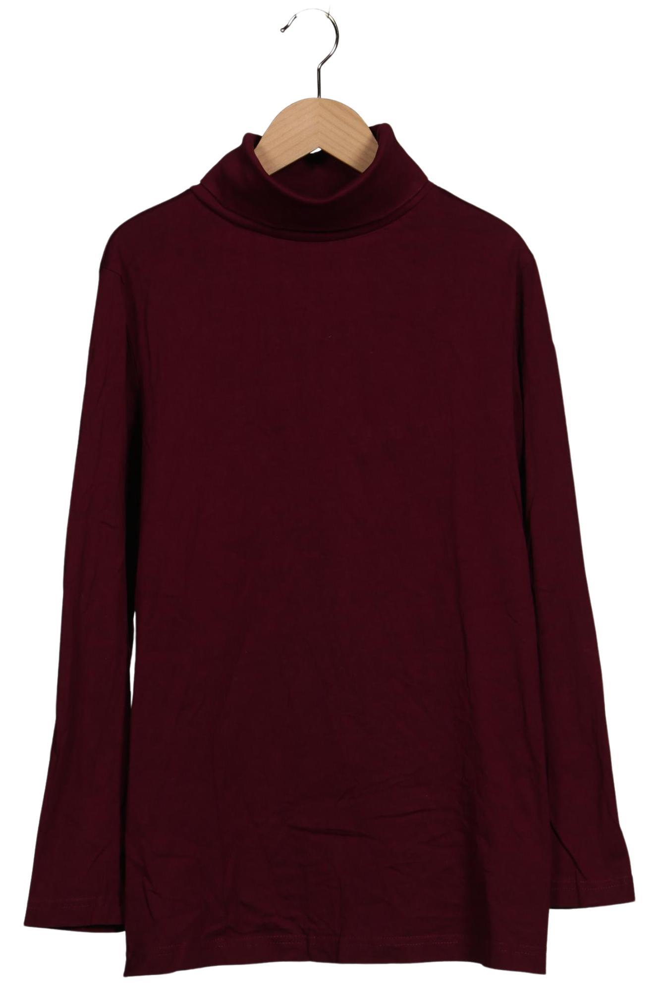 

Ulla Popken Damen Langarmshirt, bordeaux, Gr. 42