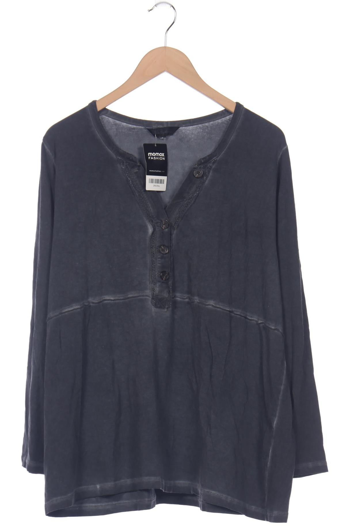 

Ulla Popken Damen Langarmshirt, grau, Gr. 48