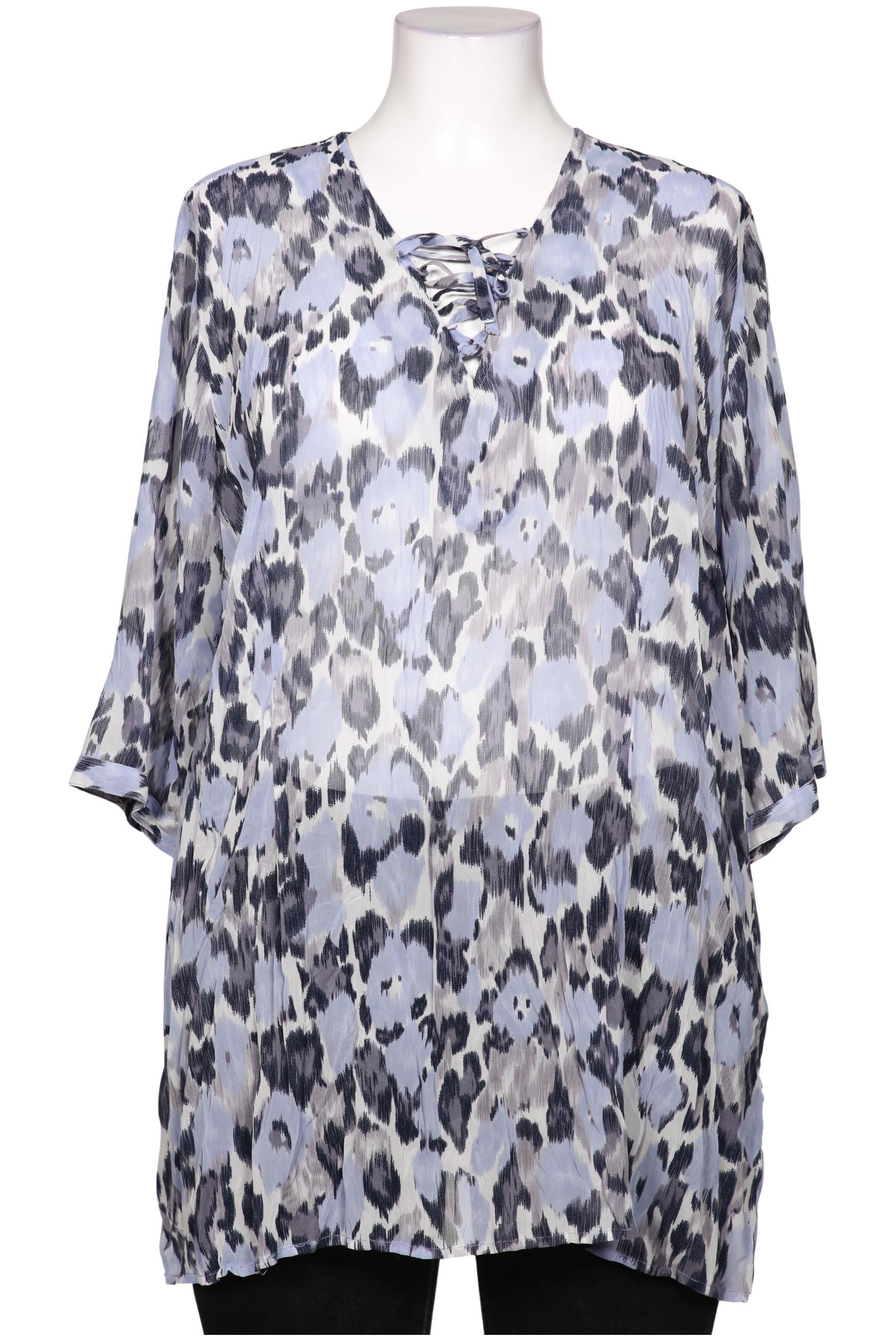 

Ulla Popken Damen Bluse, blau, Gr. 46