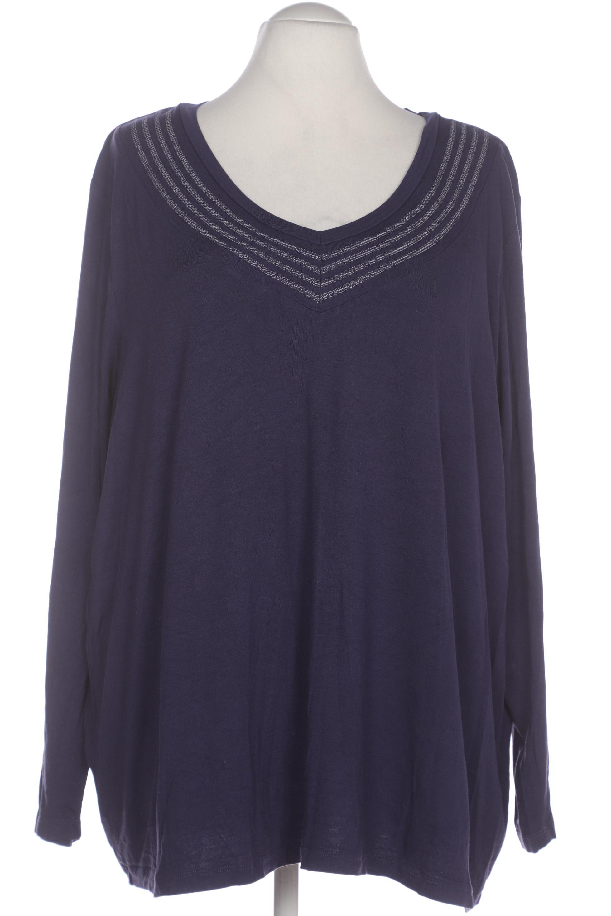 

Ulla Popken Damen Langarmshirt, marineblau, Gr. 54
