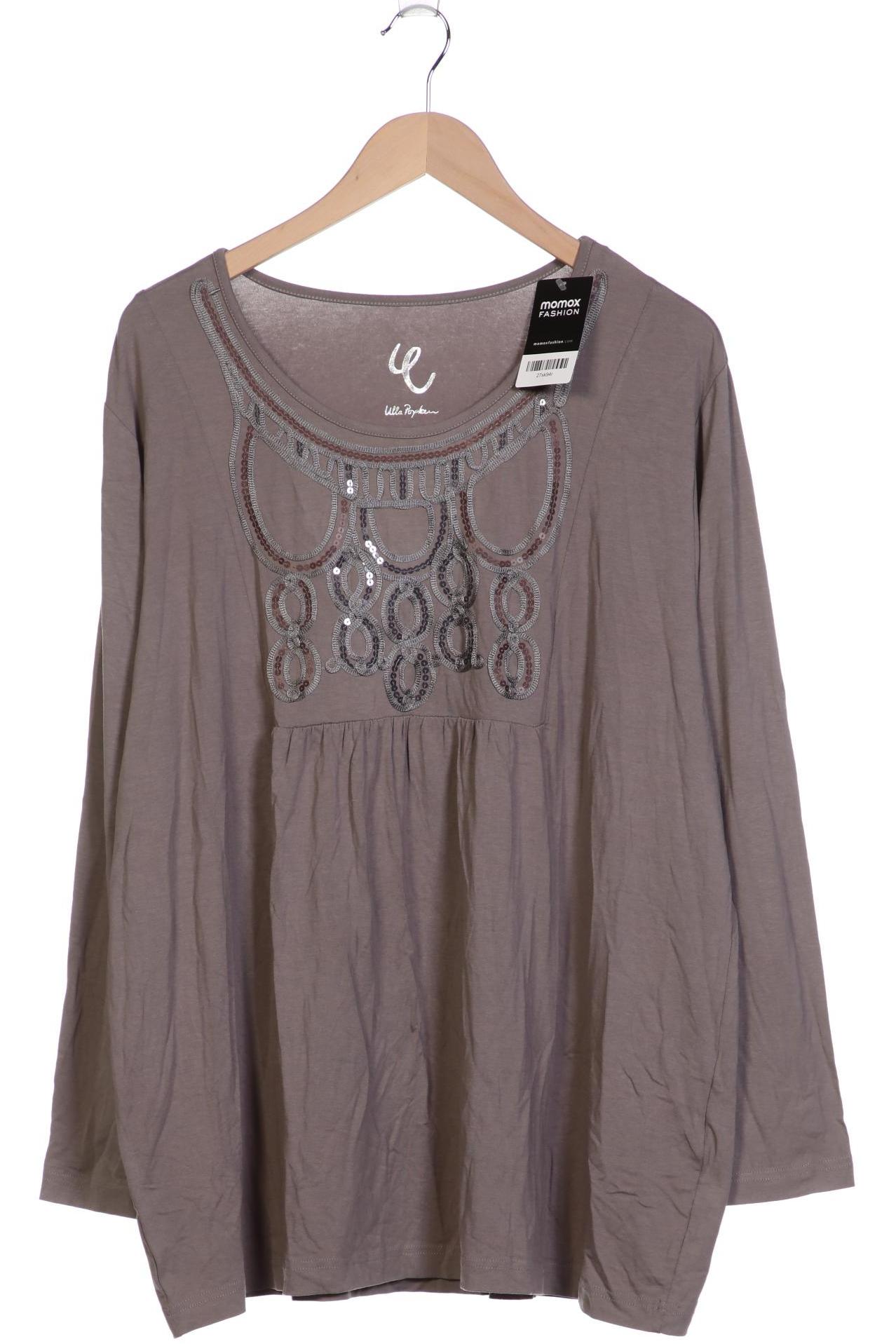 

Ulla Popken Damen Langarmshirt, grau, Gr. 50
