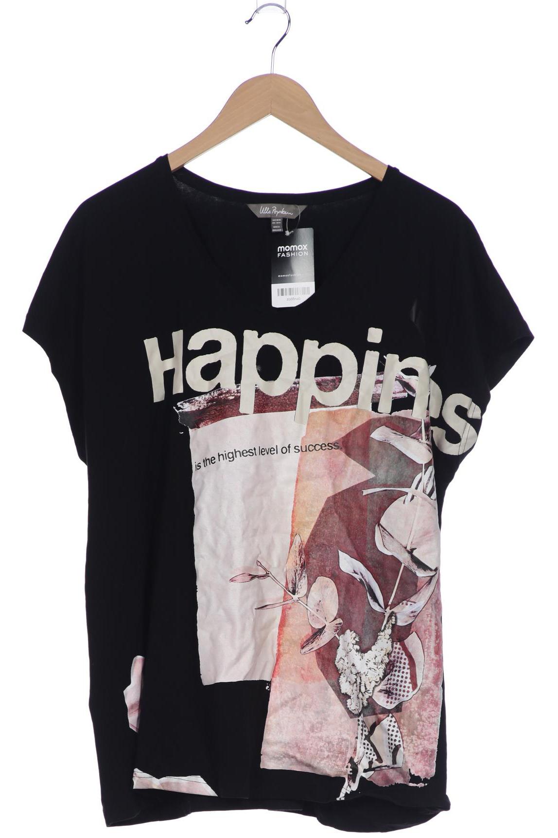 

Ulla Popken Damen T-Shirt, schwarz, Gr. 46