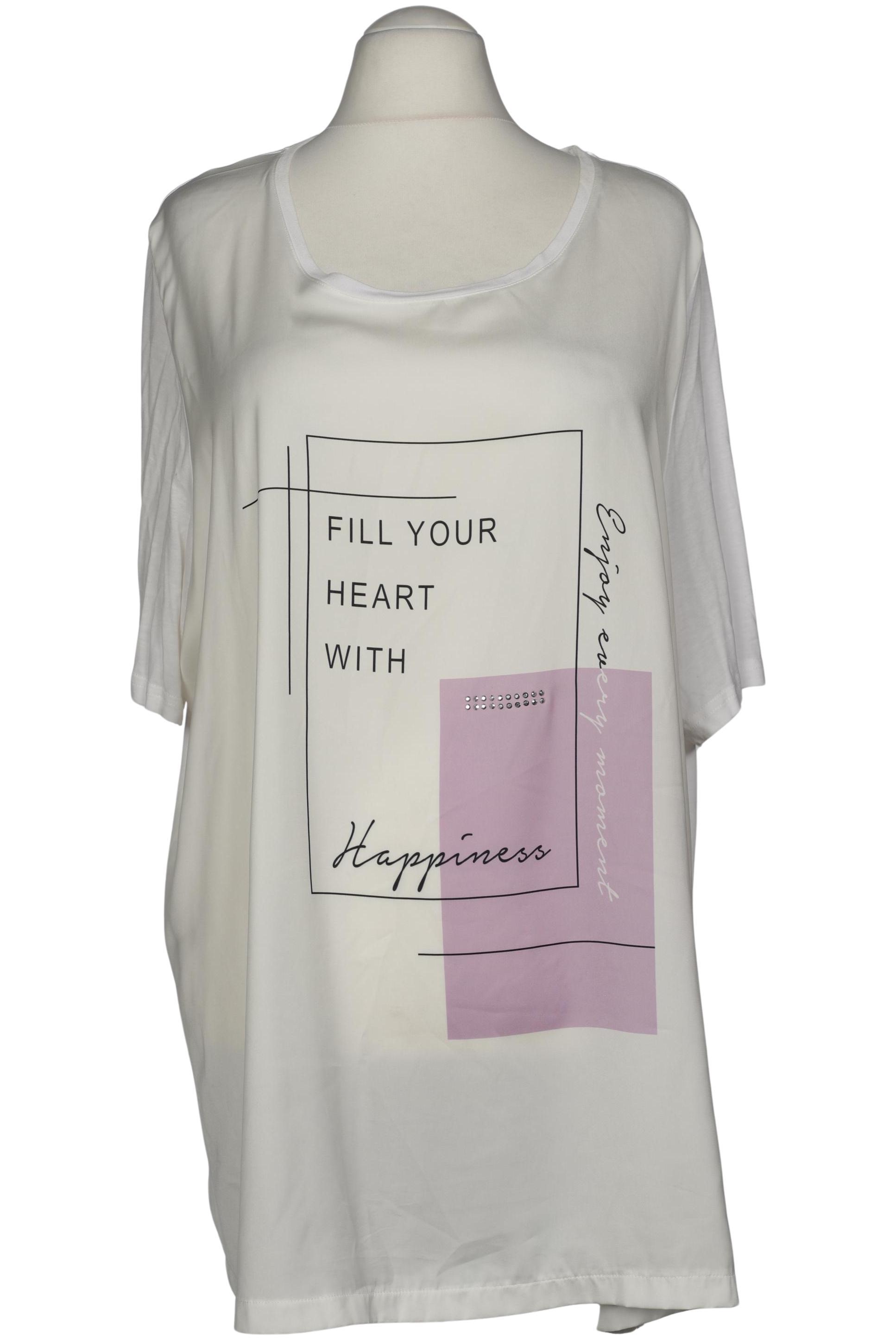 

Ulla Popken Damen T-Shirt, weiß, Gr. 56