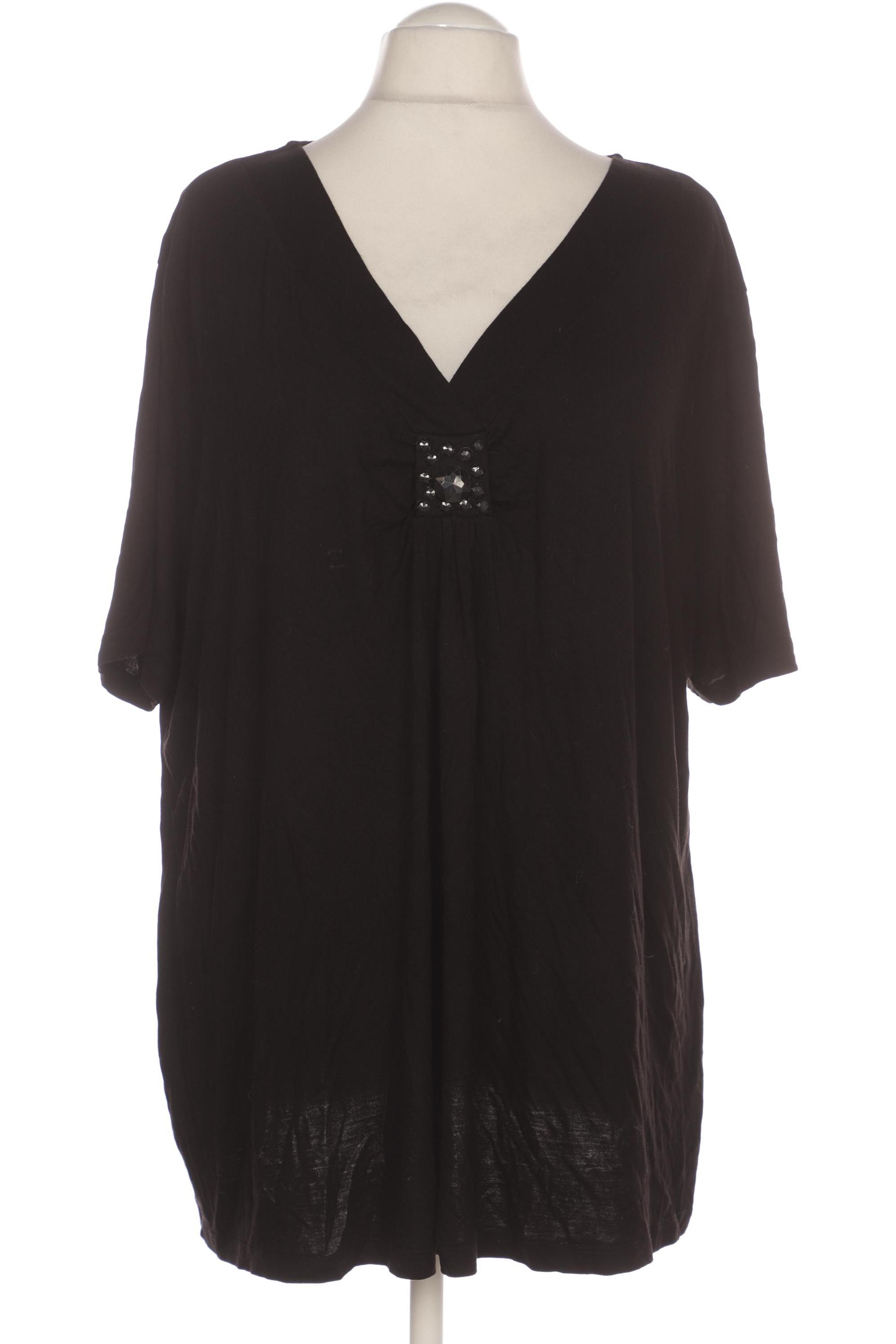 

Ulla Popken Damen T-Shirt, schwarz, Gr. 52