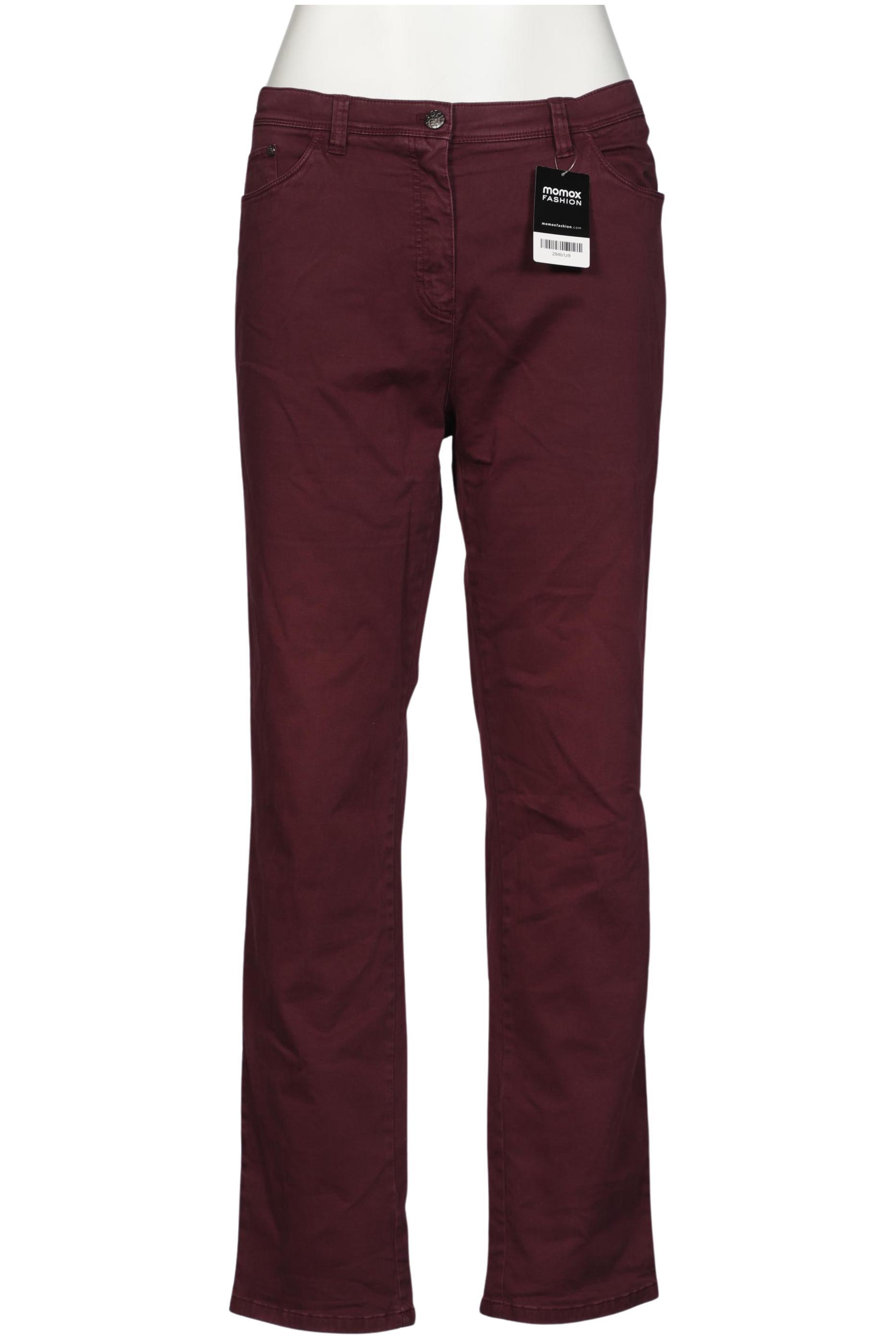 

Ulla Popken Damen Jeans, bordeaux, Gr. 48