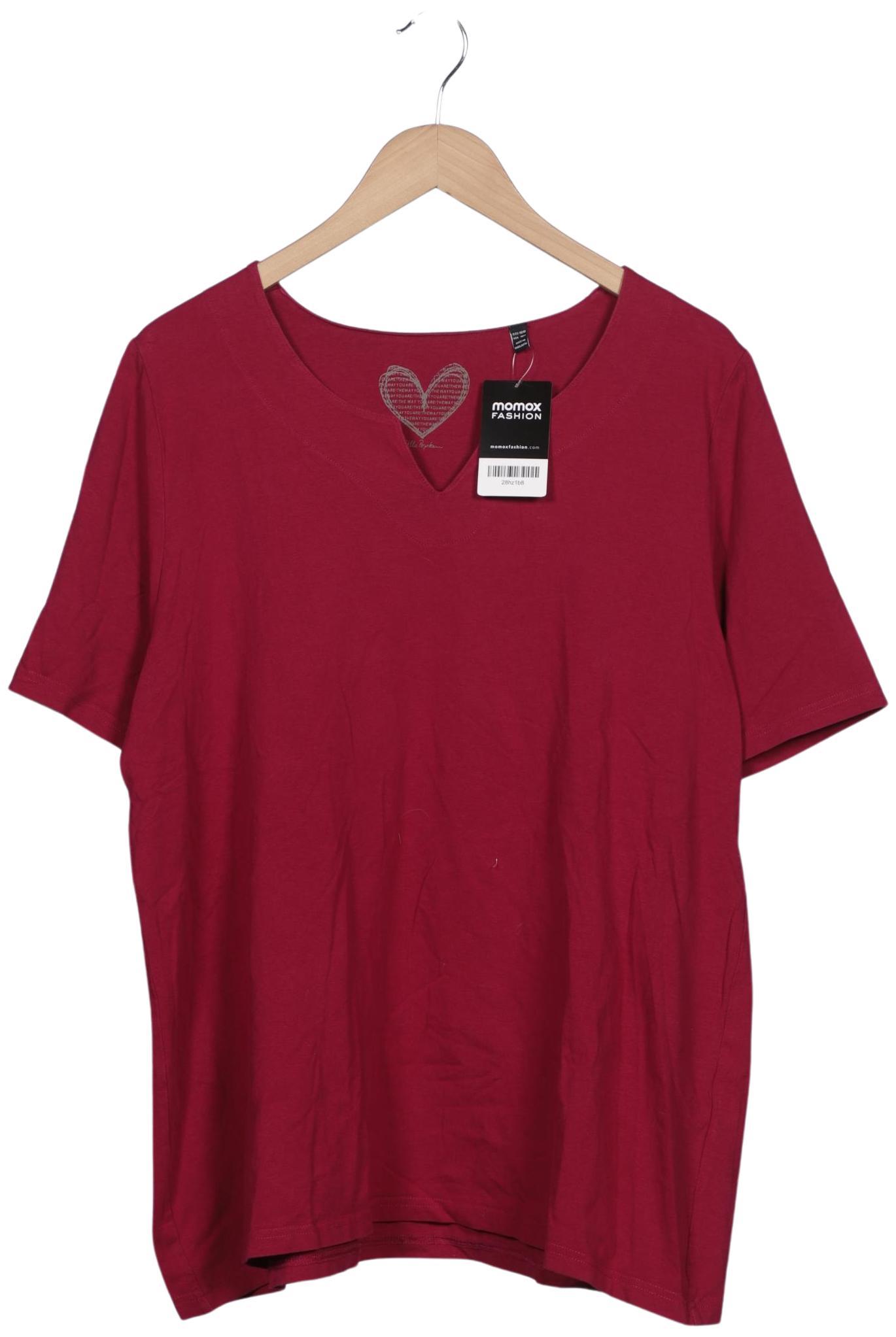 

Ulla Popken Damen T-Shirt, bordeaux, Gr. 46