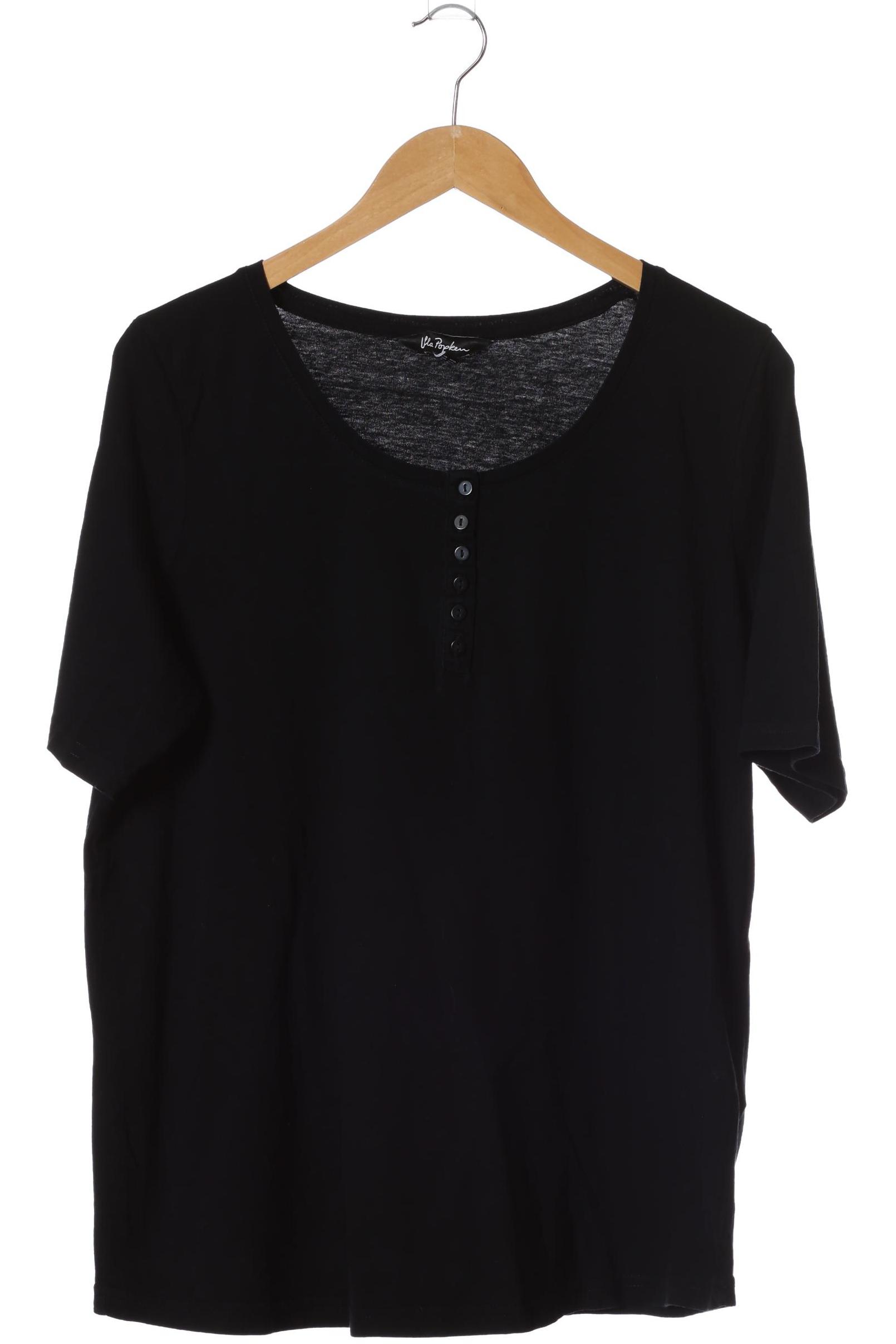 

Ulla Popken Damen T-Shirt, schwarz, Gr. 42